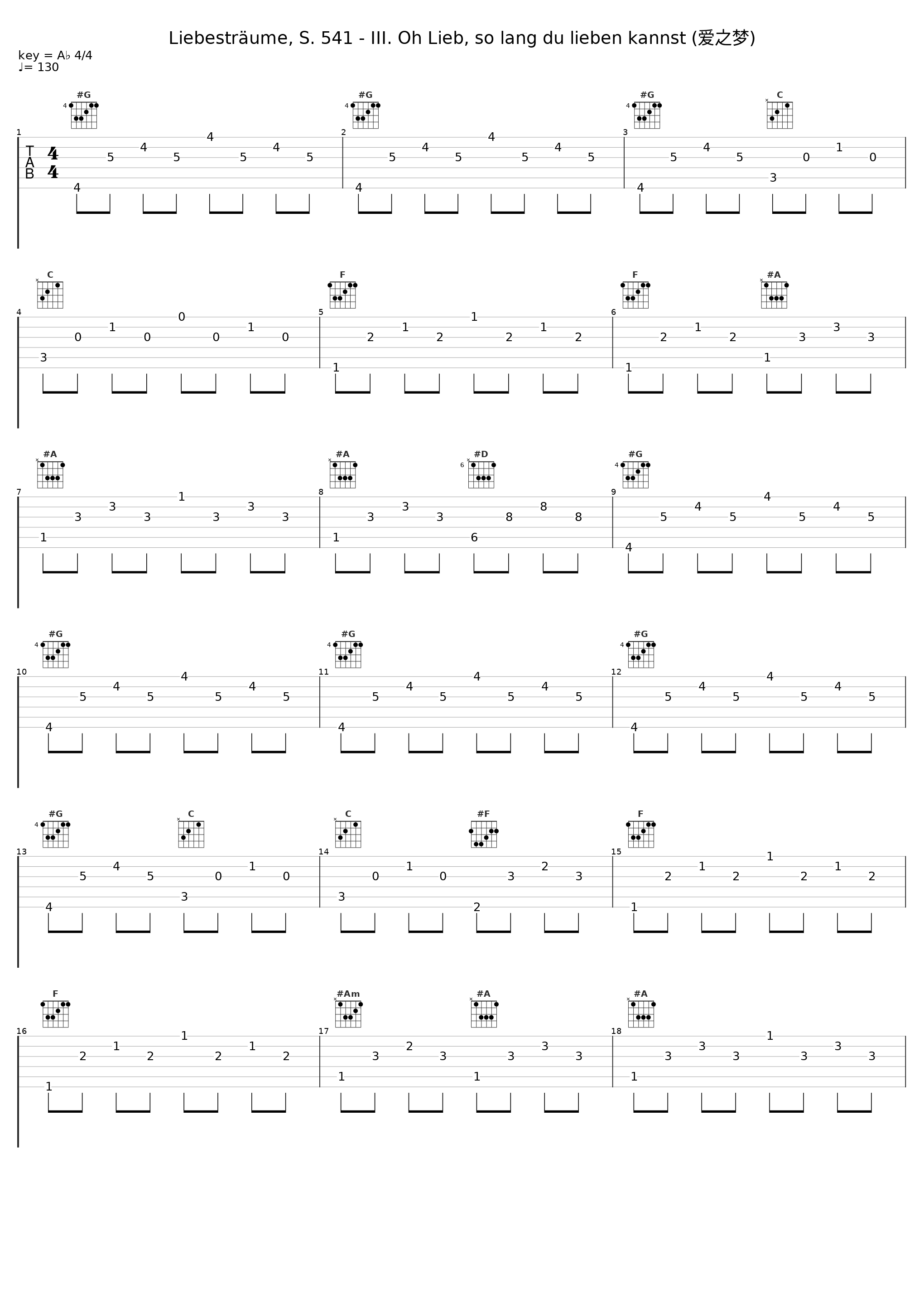 Liebesträume, S. 541 - III. Oh Lieb, so lang du lieben kannst (爱之梦)_Anna Mezhirova_1