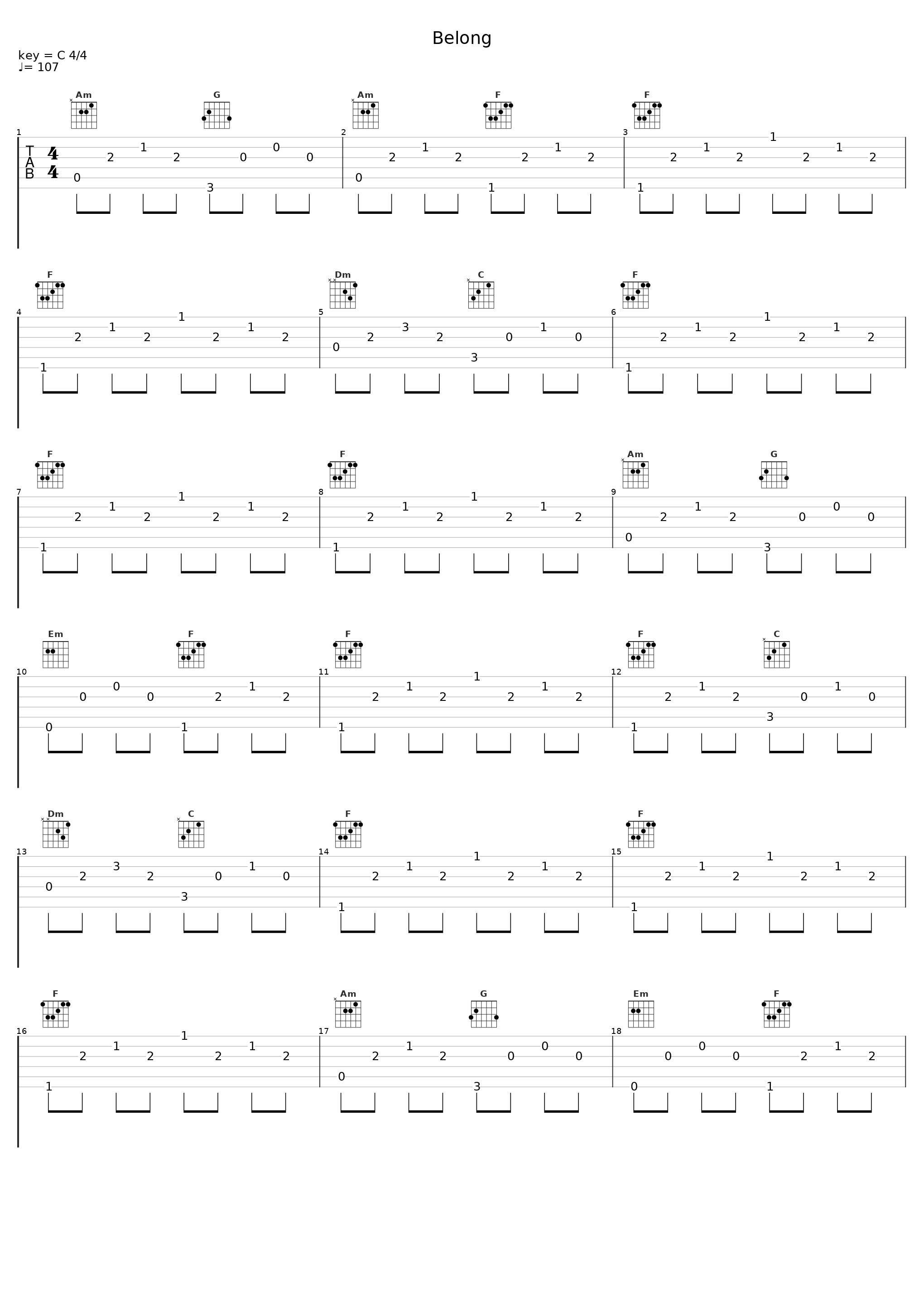 Belong_TWO LANES_1