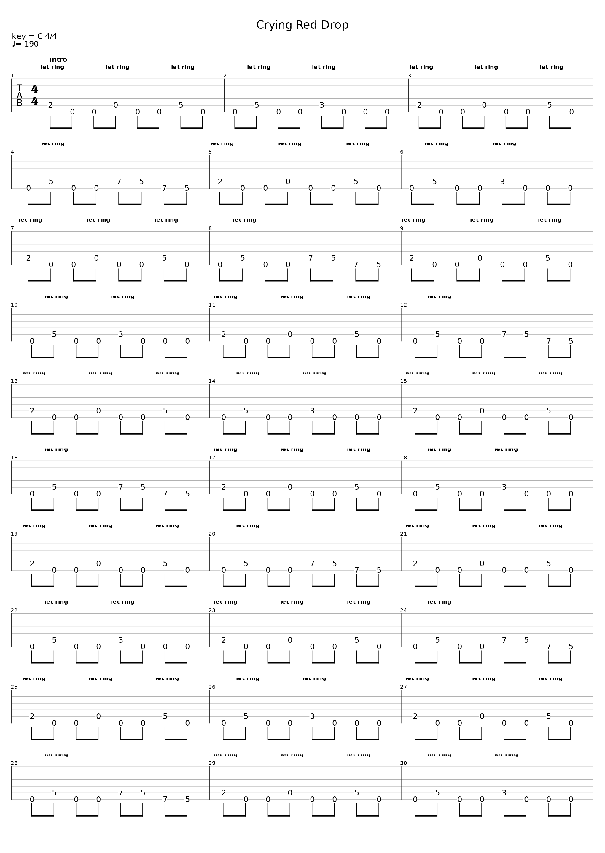 Crying Red Drop_Mr. Bridge_1