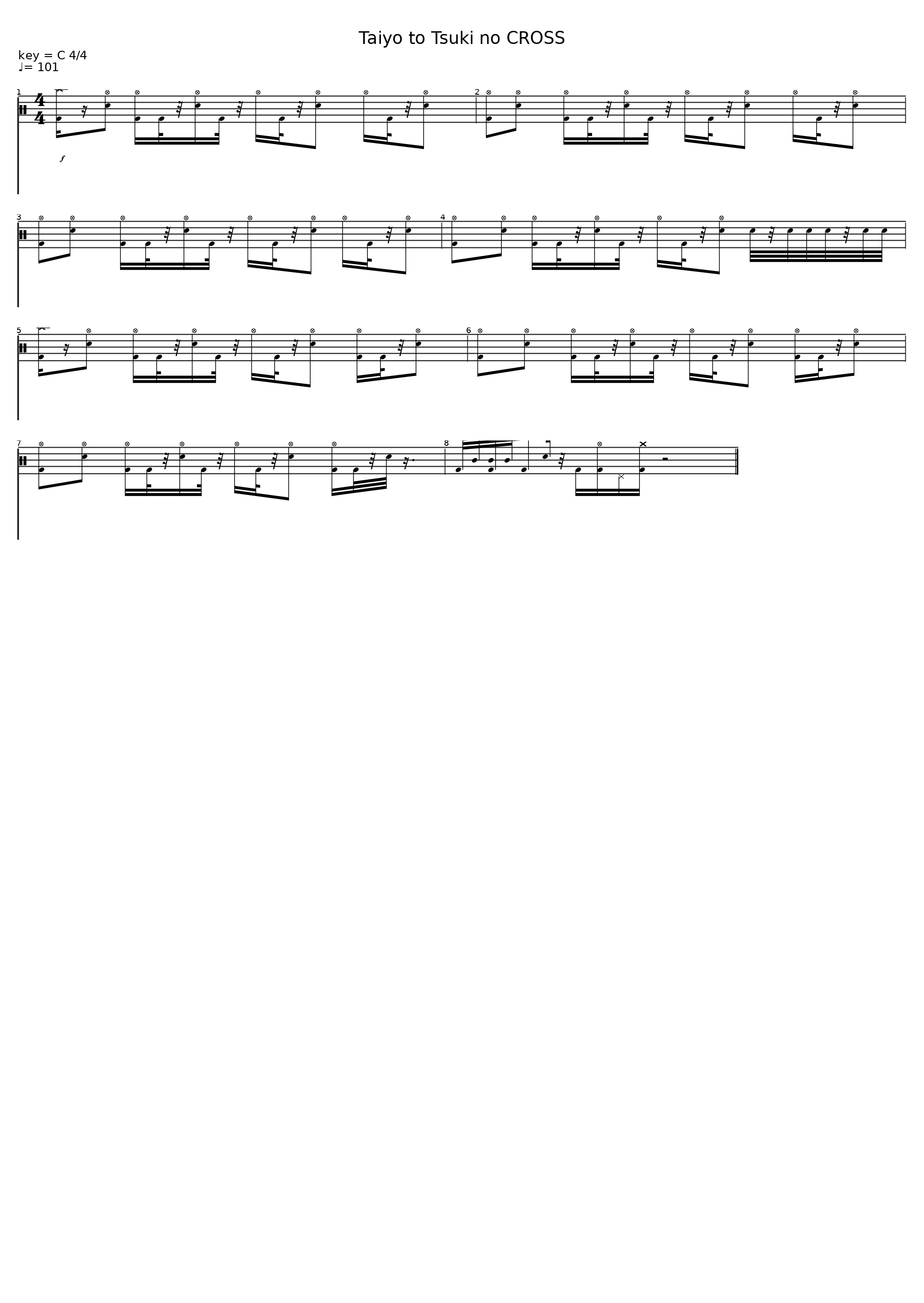 Taiyo To Tsuki No Cross_Two-Formula_1
