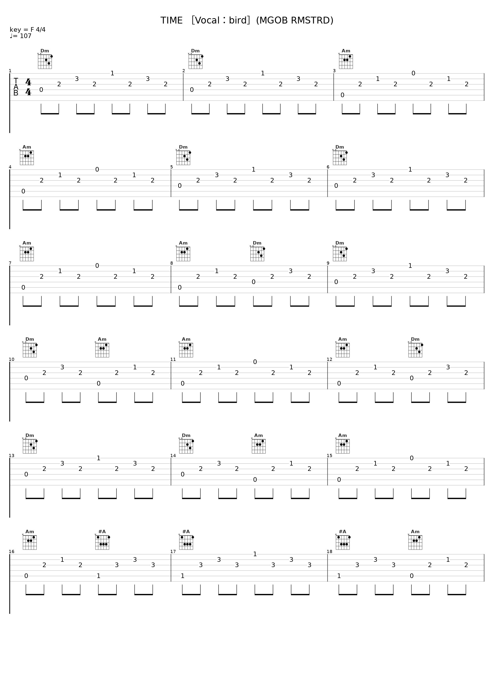 TIME ［Vocal：bird］(MGOB RMSTRD)_Mondo Grosso,Bird_1