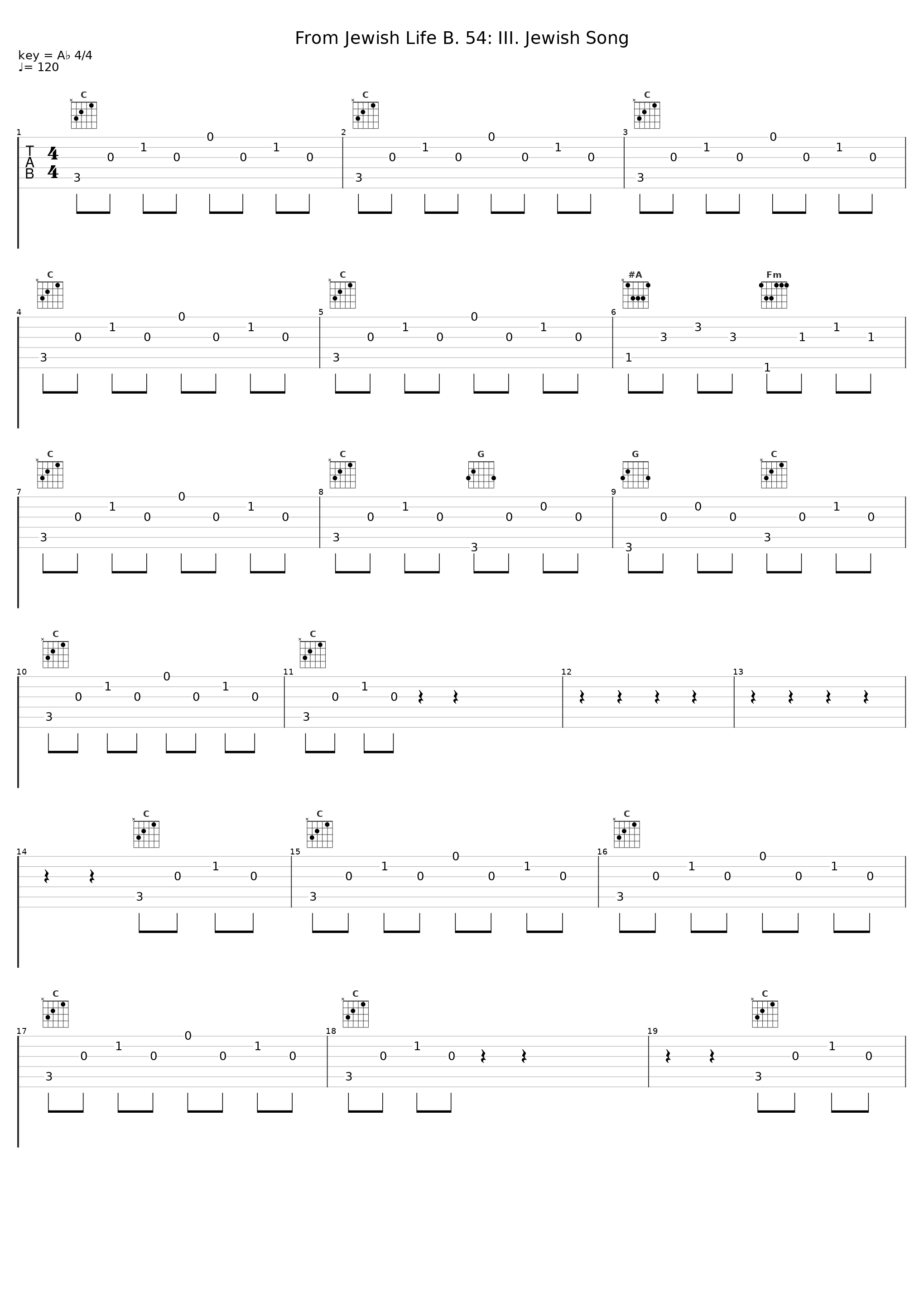 From Jewish Life B. 54: III. Jewish Song_Zara Nelsova_1