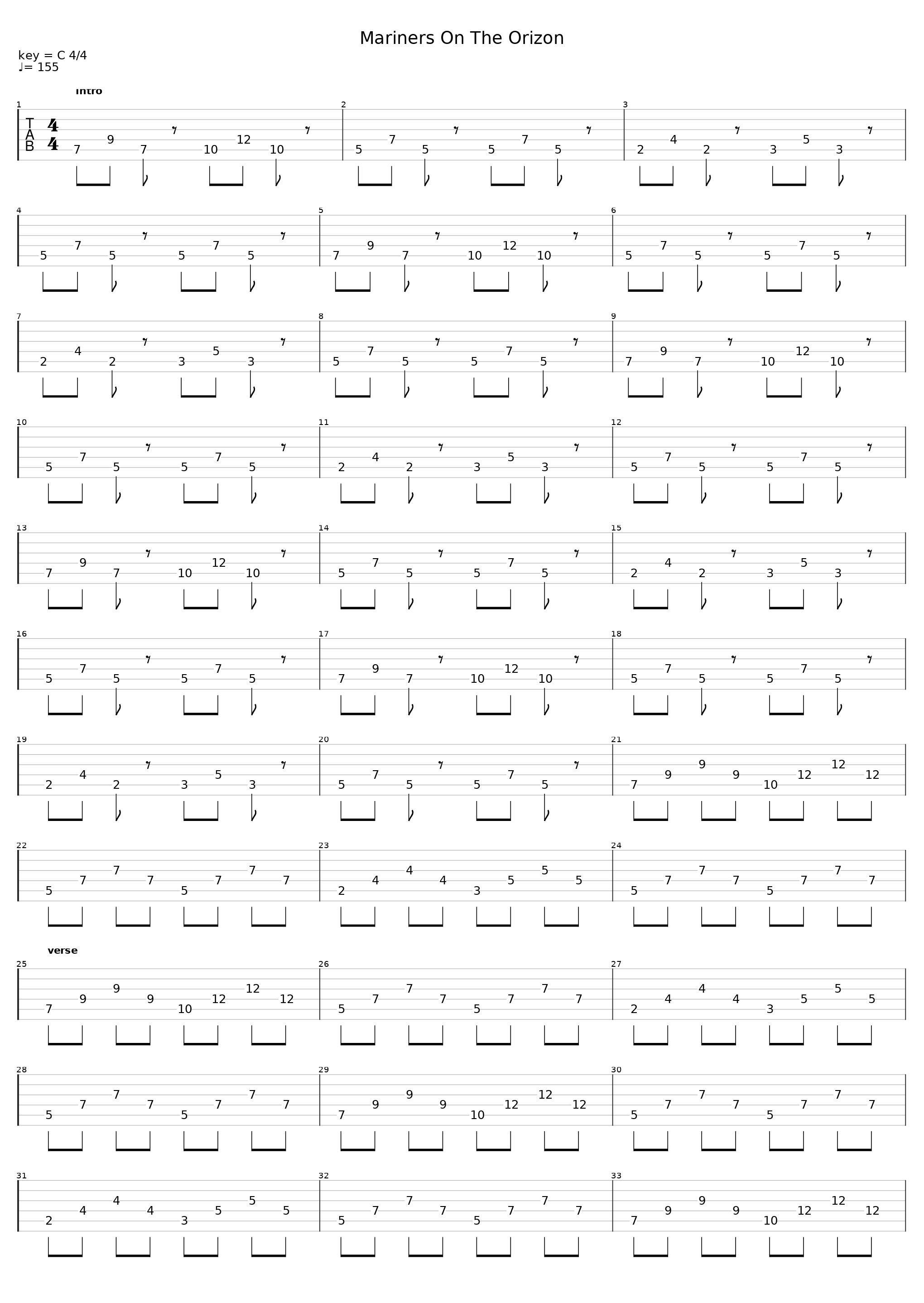 Mariner On The Orizon_Mr. Bridge_1