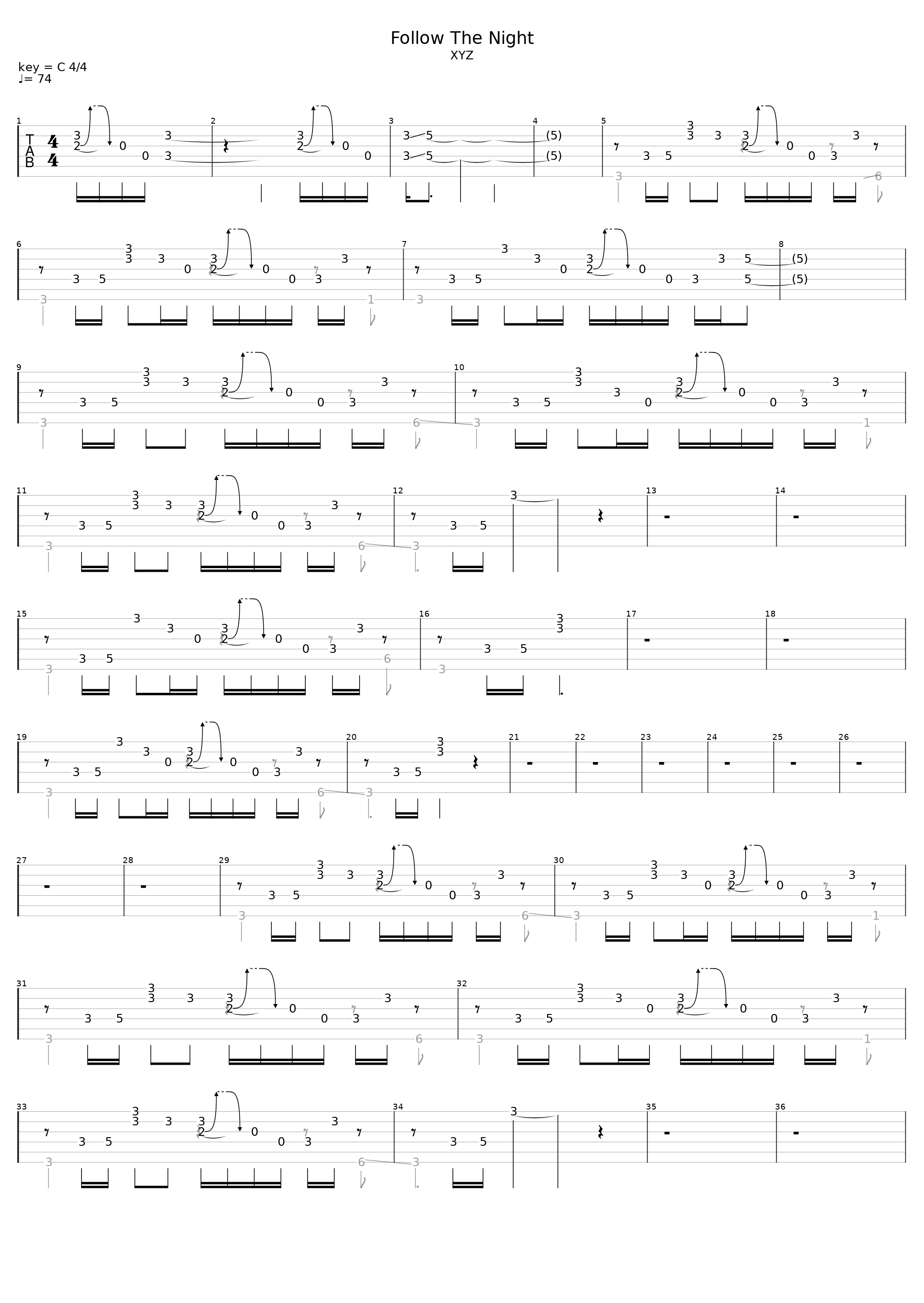 Follow The Night_Xyz_1