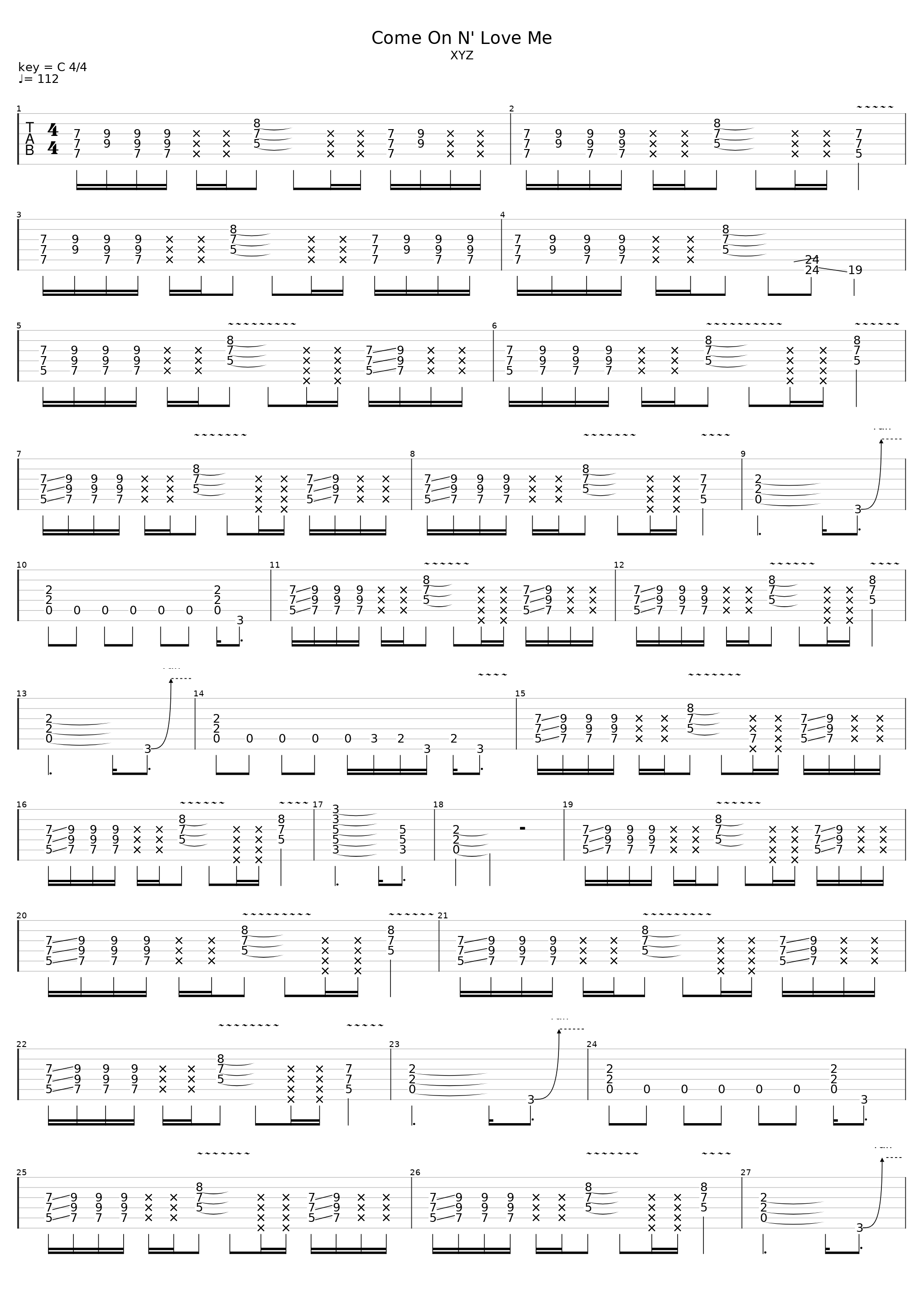 Come On N Love Me_Xyz_1