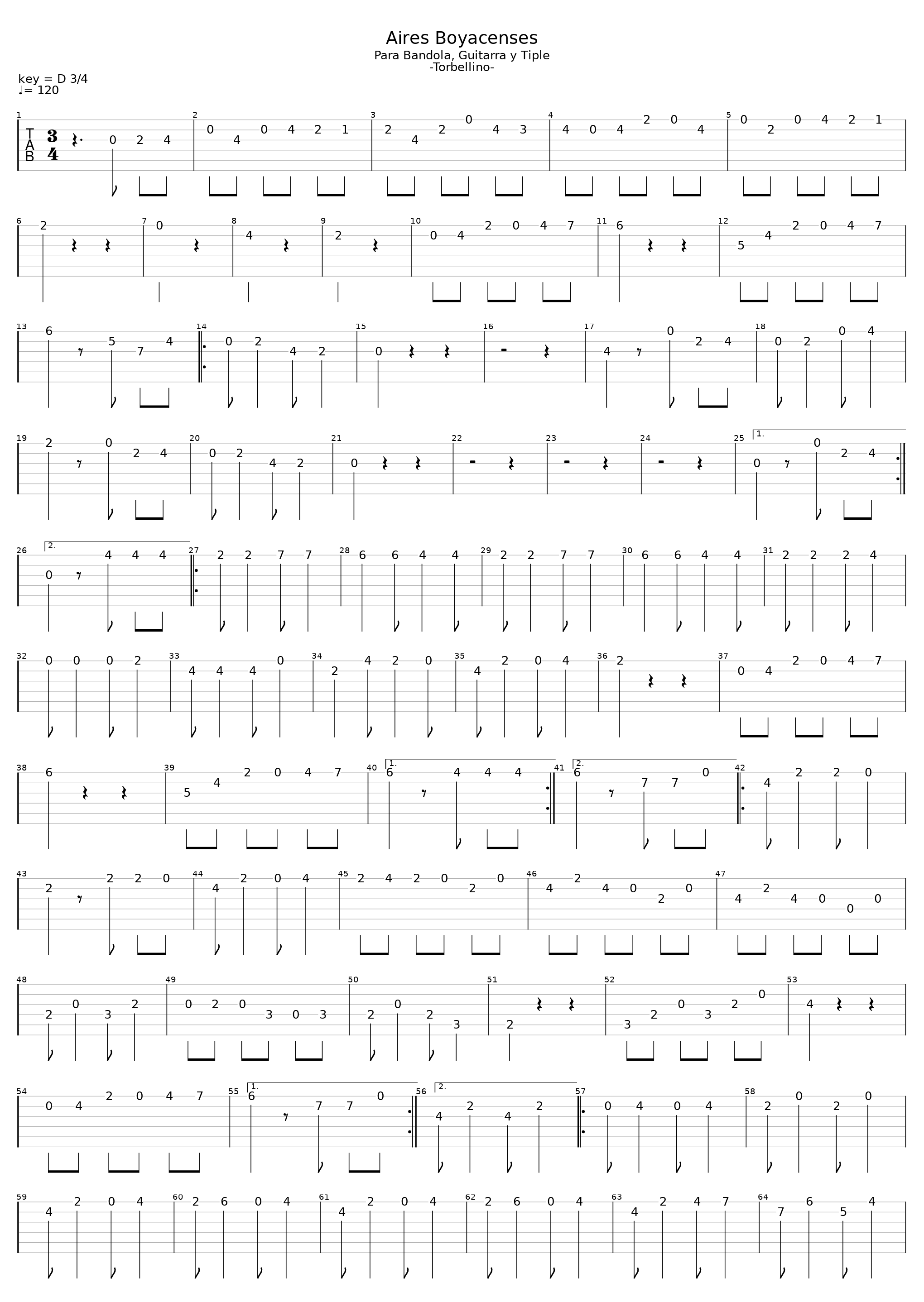 Aires Boyacences_Popular Colombia_1