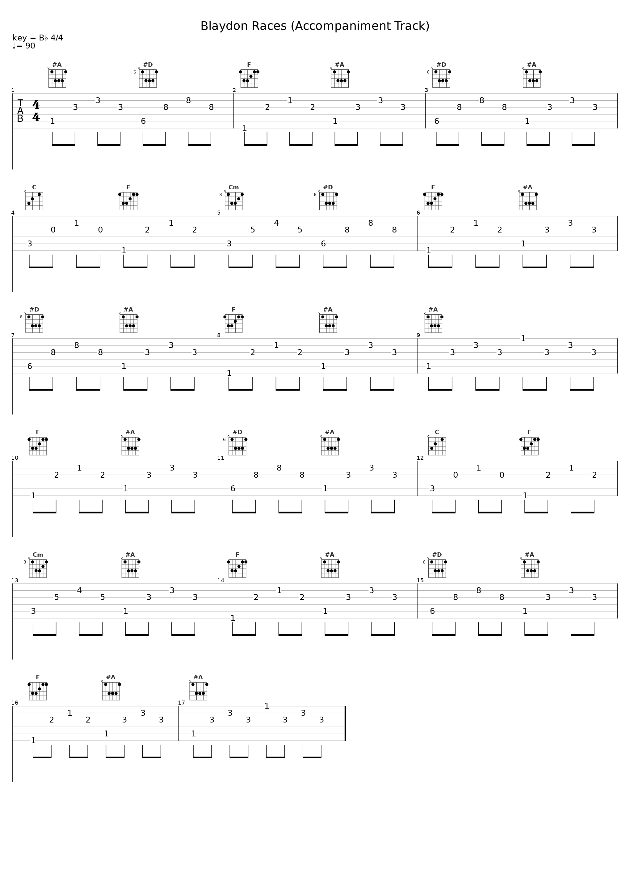 Blaydon Races (Accompaniment Track)_Chris Morgan_1