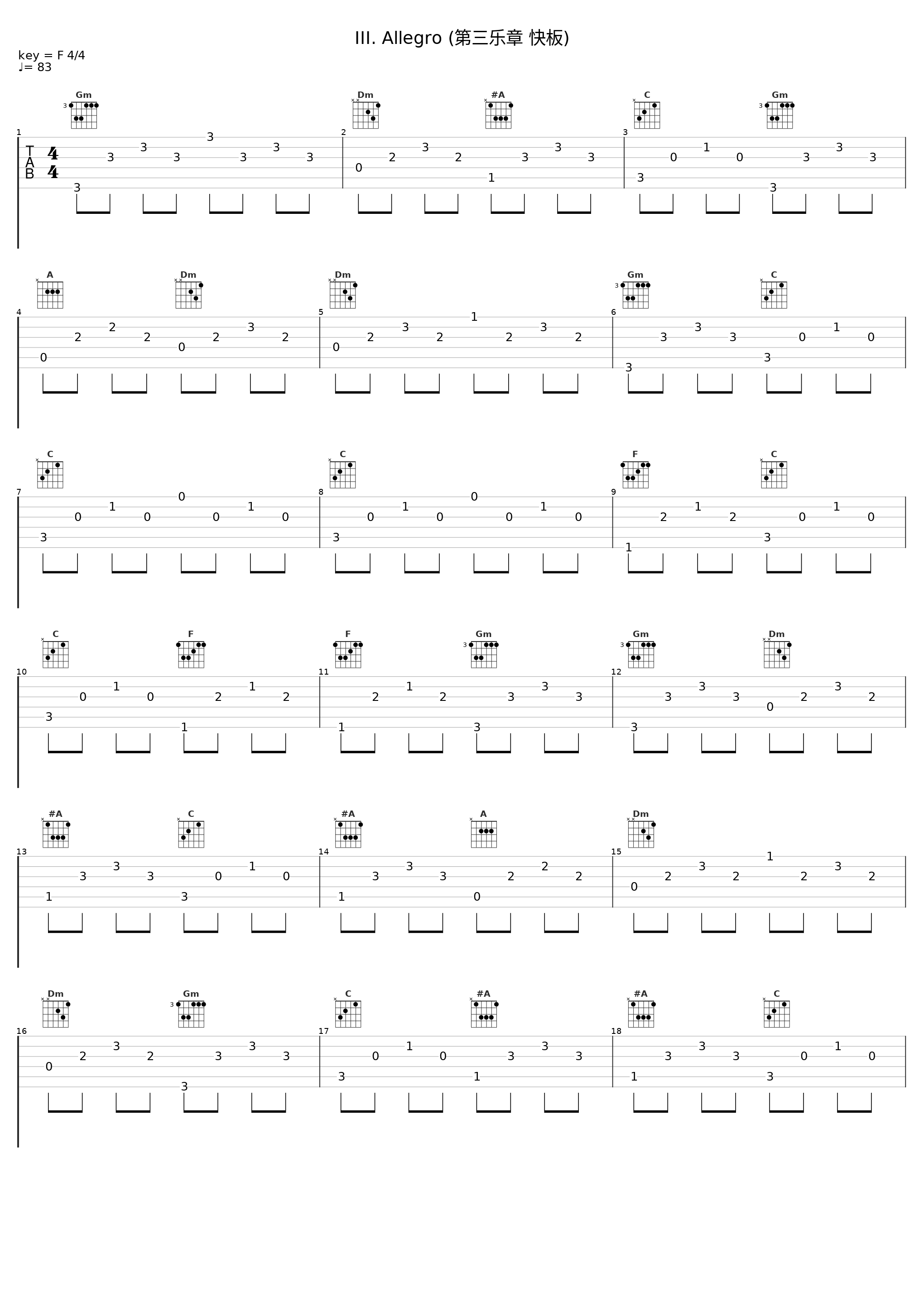 III. Allegro (第三乐章 快板)_Sonatori de la Gioiosa Marca_1