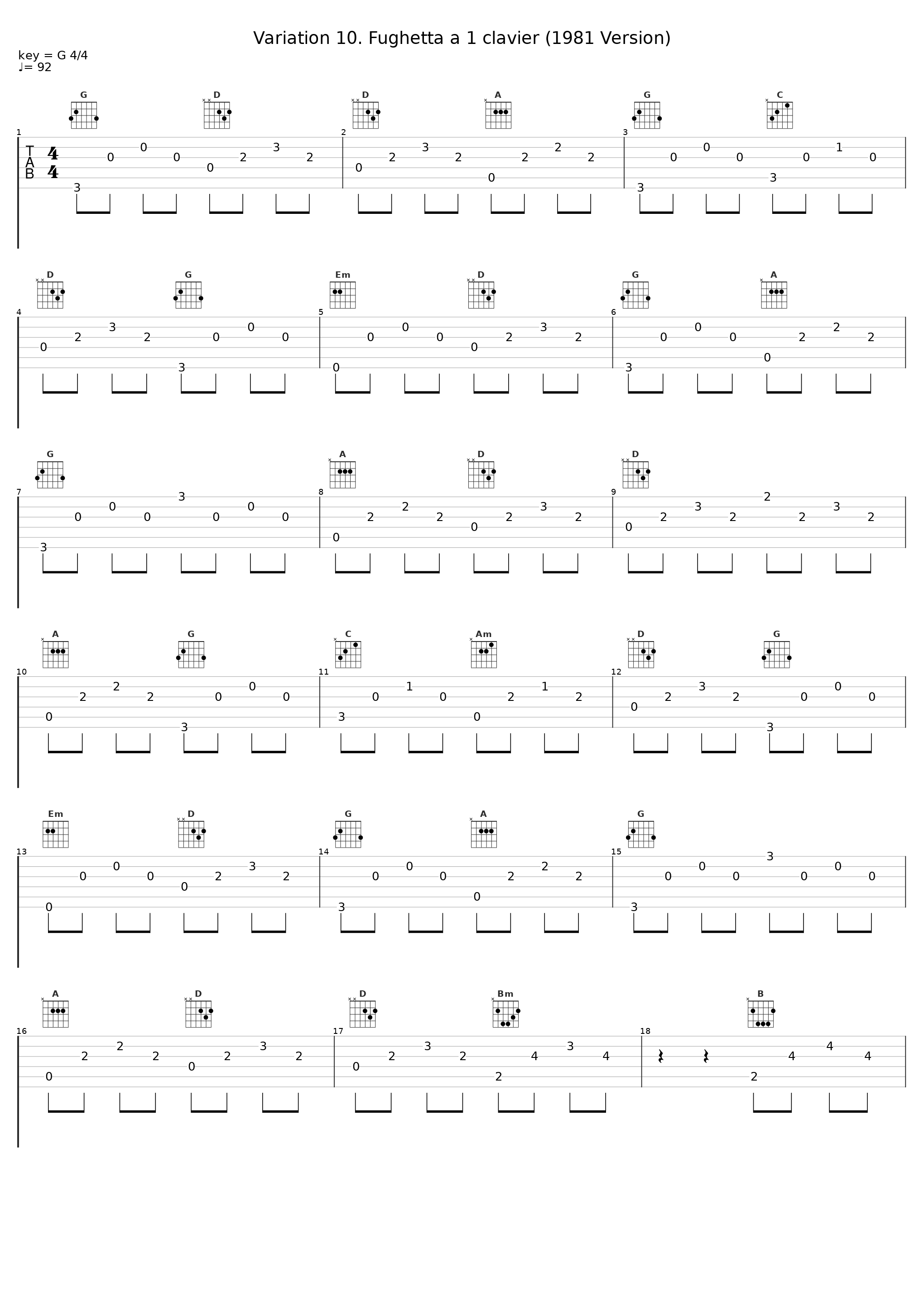 Variation 10. Fughetta a 1 clavier (1981 Version)_Glenn Gould_1