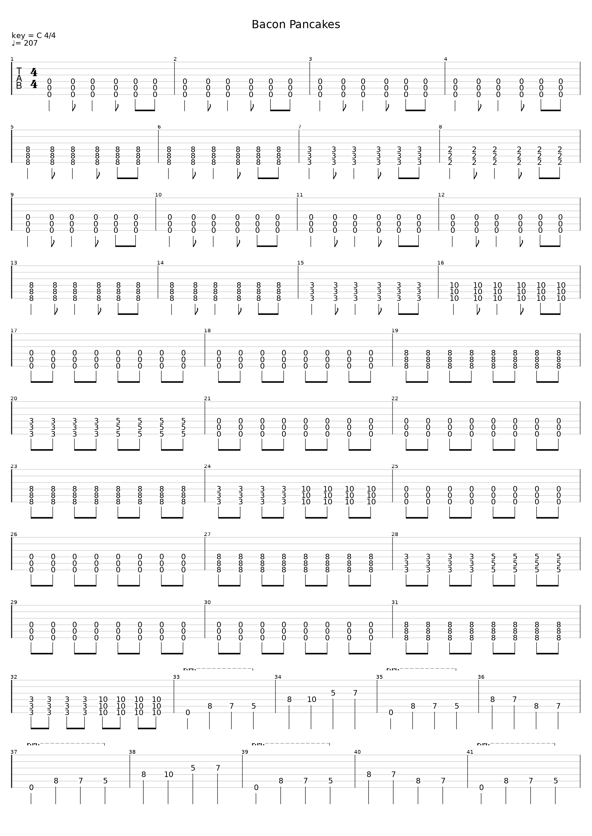 Bacon Pancakes_Ronald Mcfondals And The Penetraters_1