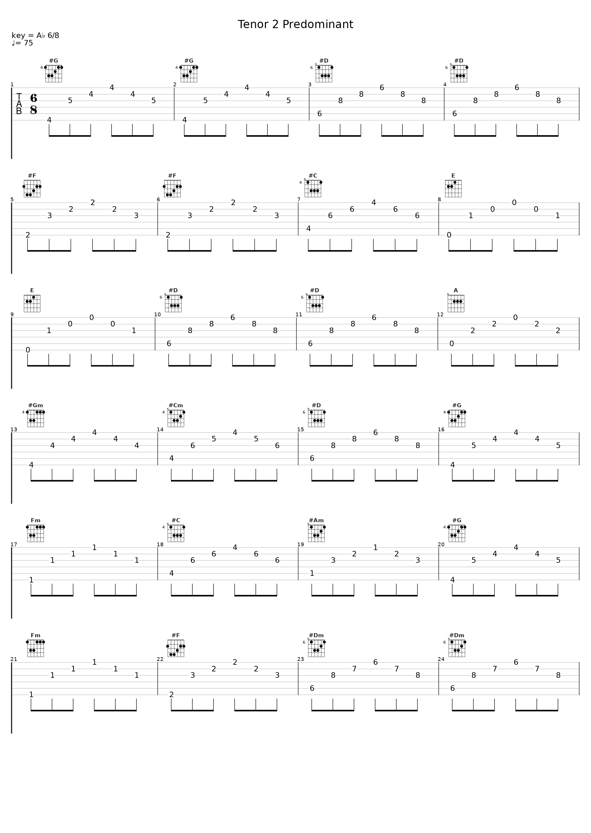 Tenor 2 Predominant_Matthew Curtis Choral Tracks,Ola Gjeilo_1