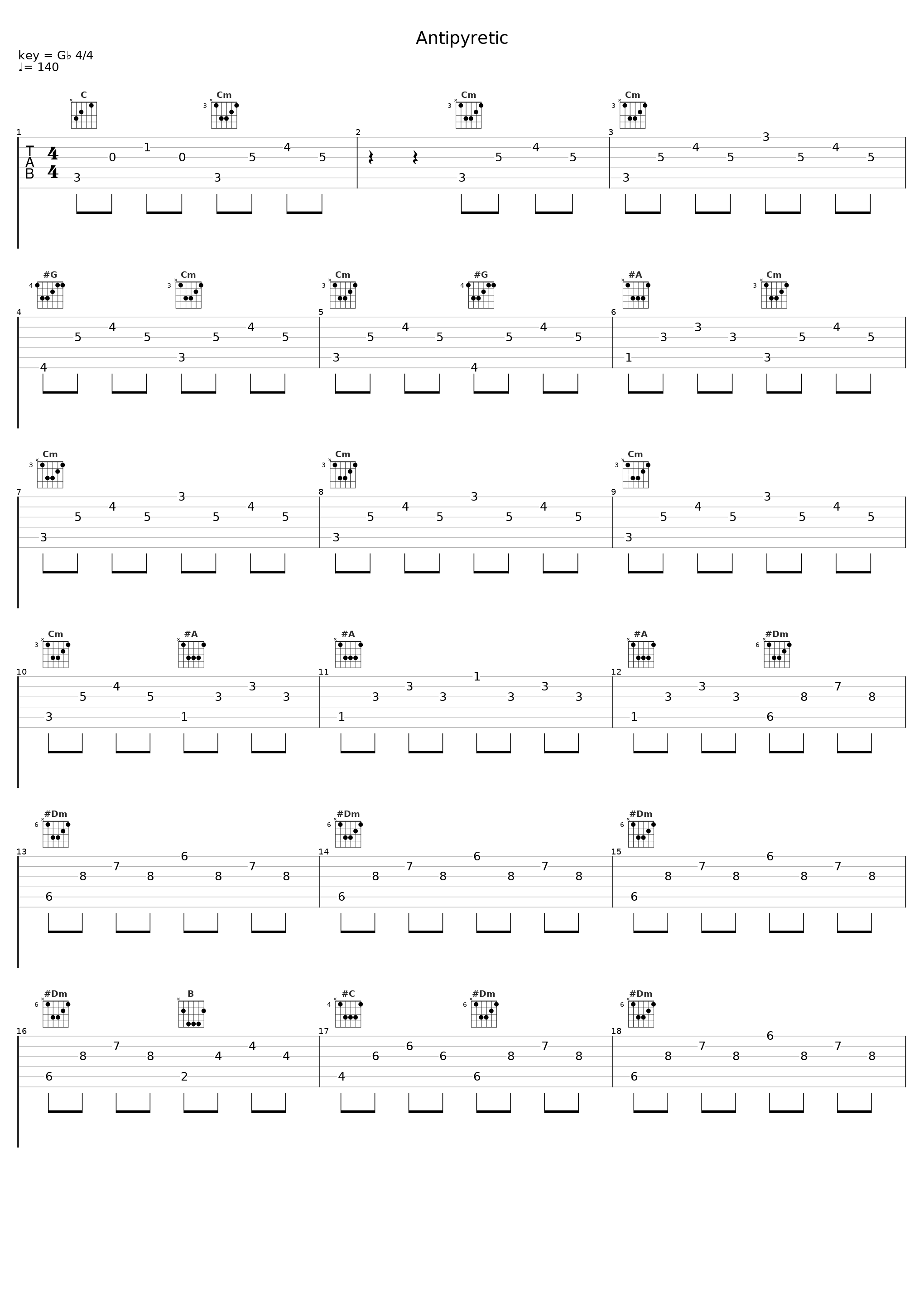 Antipyretic_祖堅正慶_1