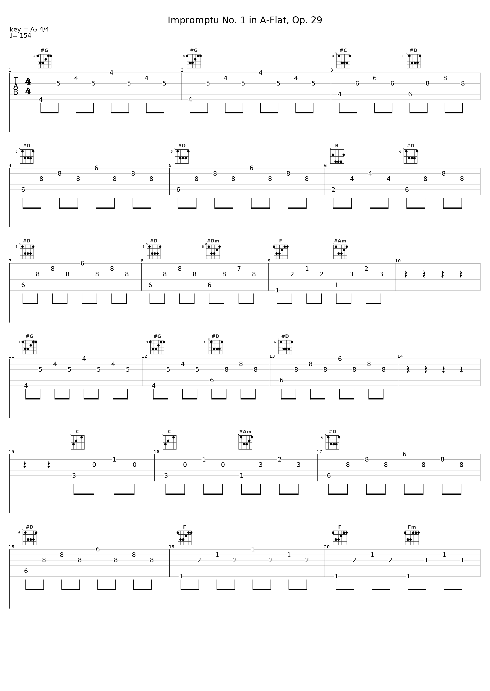 Impromptu No. 1 in A-Flat, Op. 29_Peter Serkin,Frédéric Chopin_1