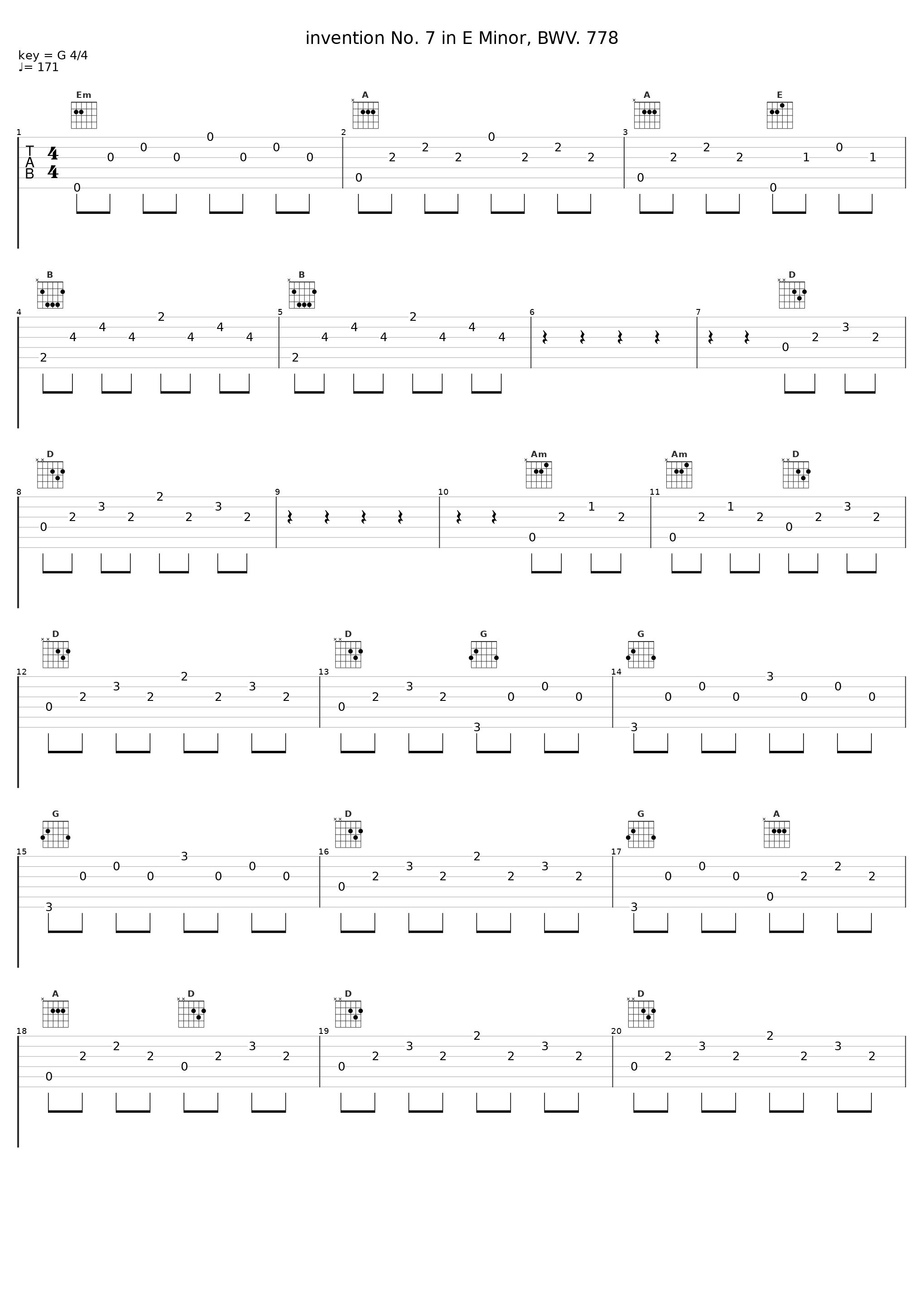 invention No. 7 in E Minor, BWV. 778_Angela Hewitt_1
