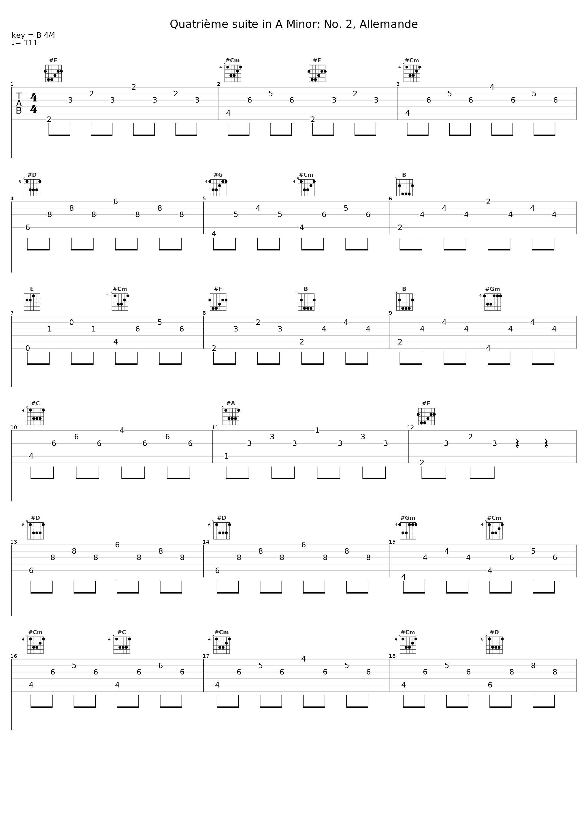 Quatrième suite in A Minor: No. 2, Allemande_Francois Joubert-Caillet,L'Achéron,Marin Marais_1