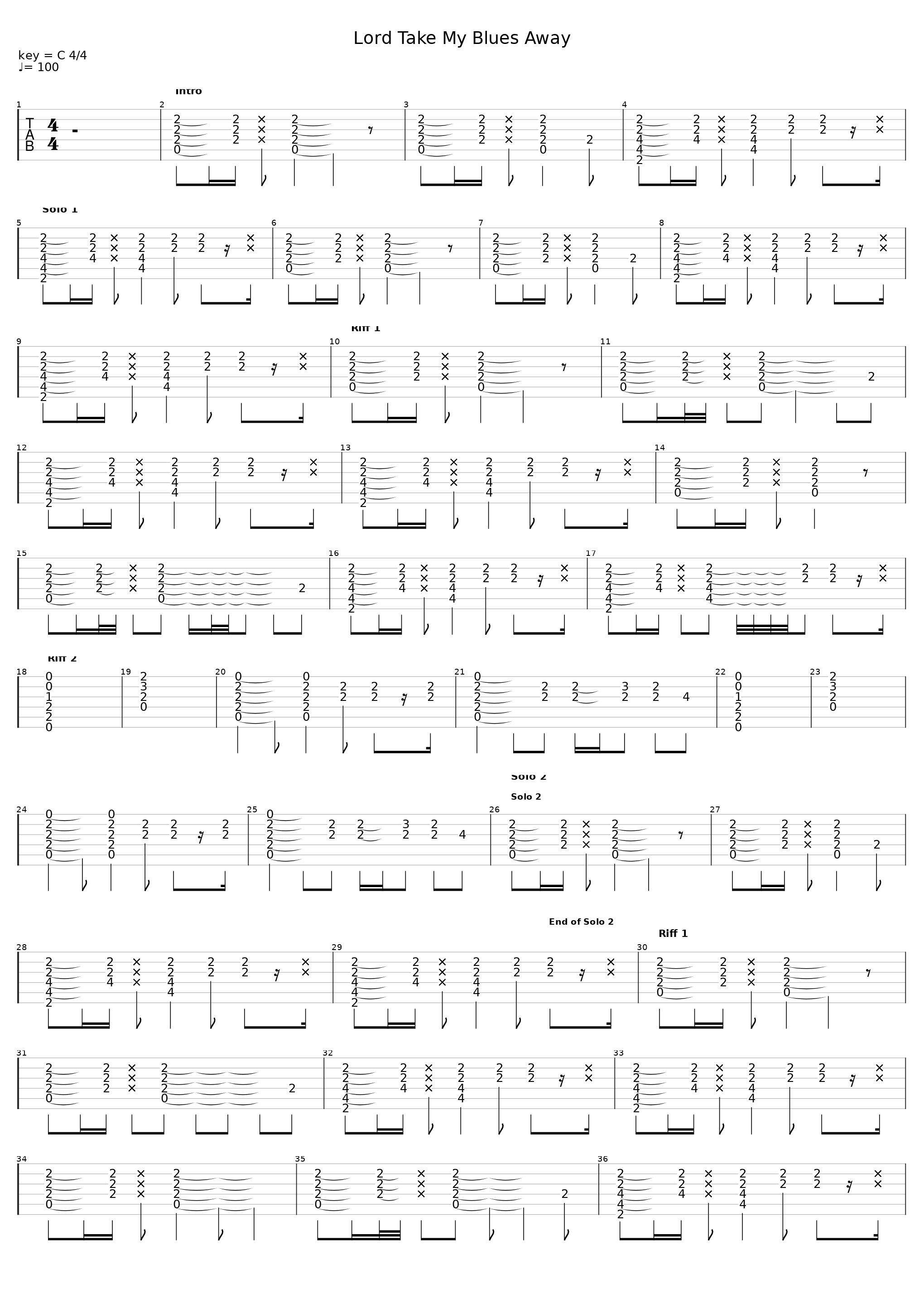 Lord Take My Blues Away_The Curtis Loew Band_1