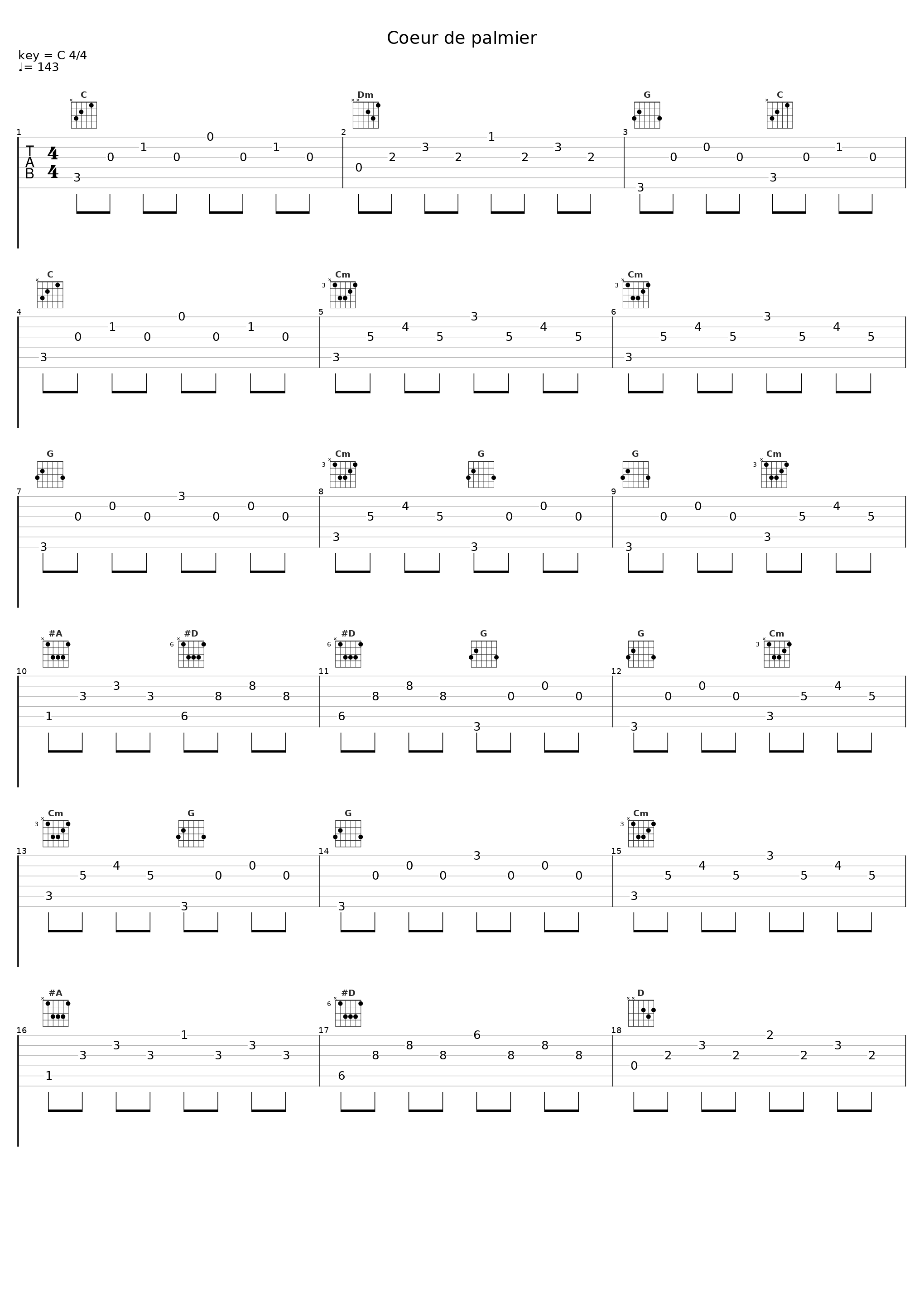 Coeur de palmier_Charles Trenet_1