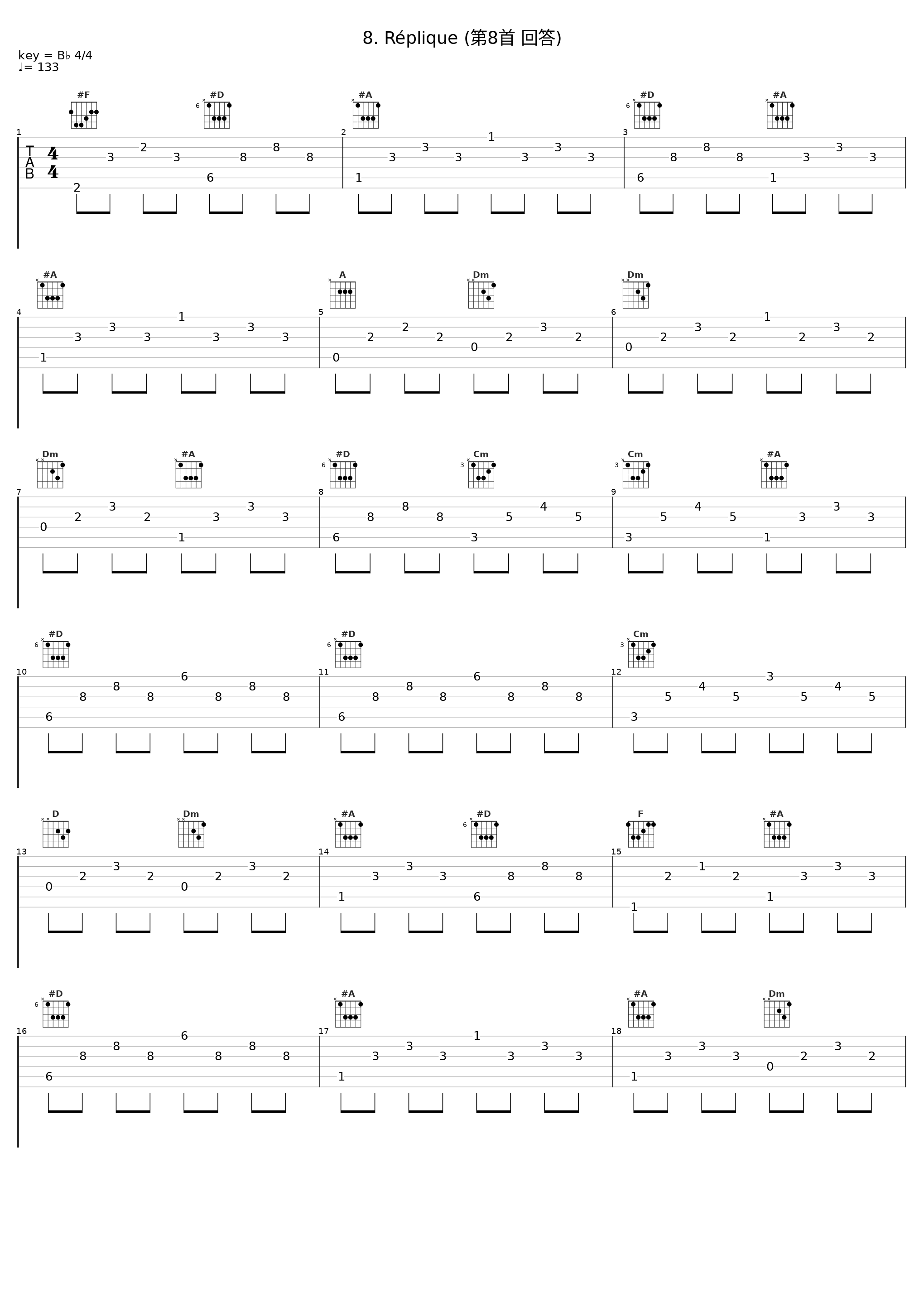 8. Réplique (第8首 回答)_Jenő Jandó,Robert Schumann_1