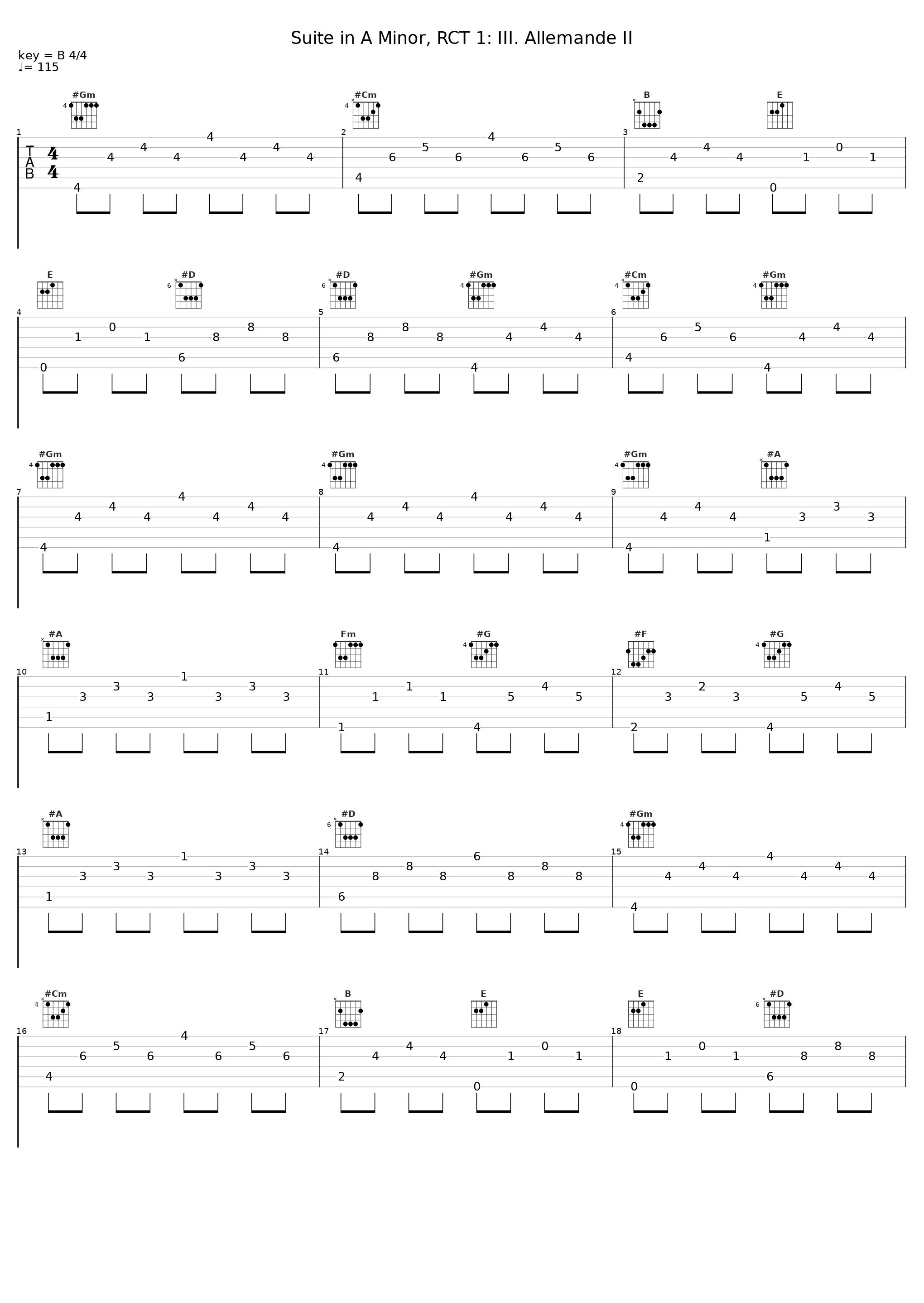 Suite in A Minor, RCT 1: III. Allemande II_Steven Devine_1