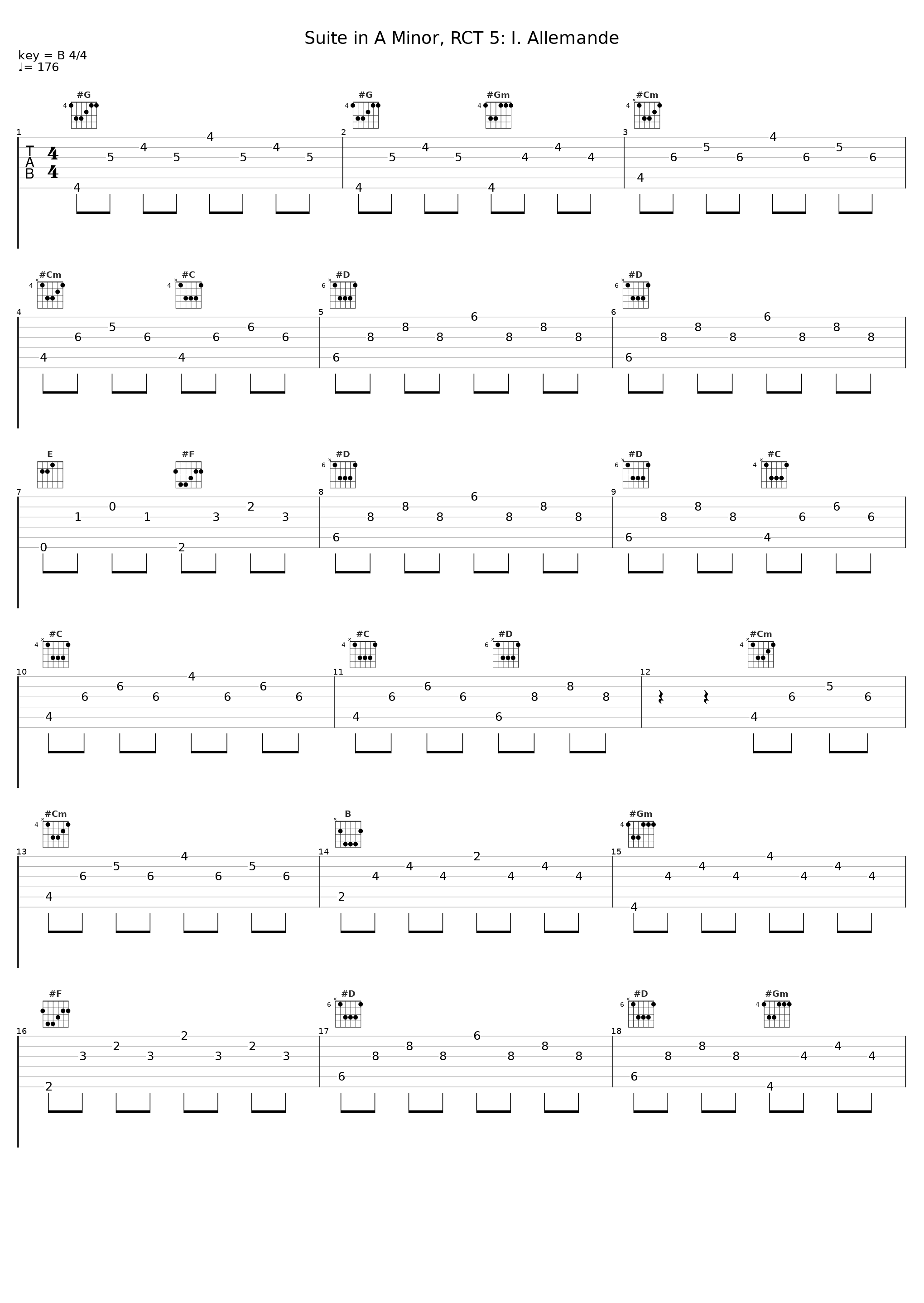 Suite in A Minor, RCT 5: I. Allemande_Steven Devine_1