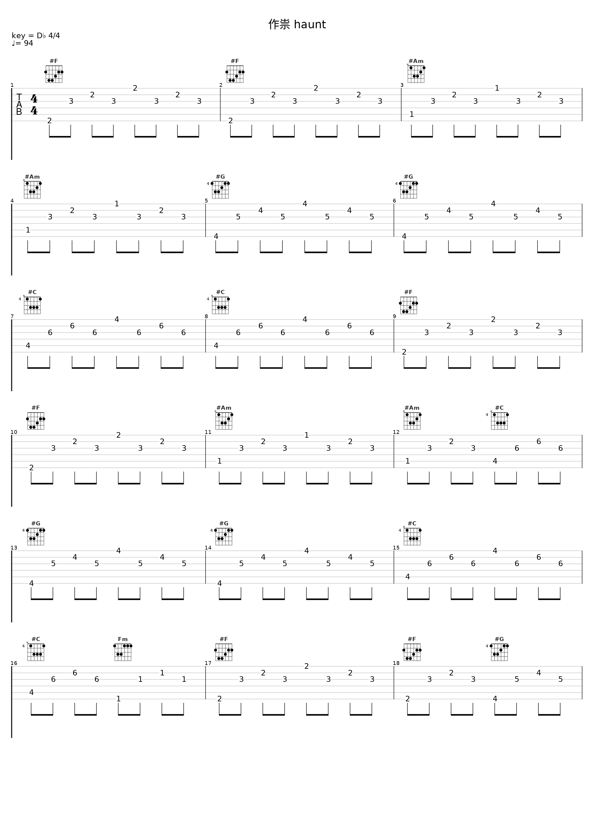 作祟 haunt_Quatary Z,K.O.R_1