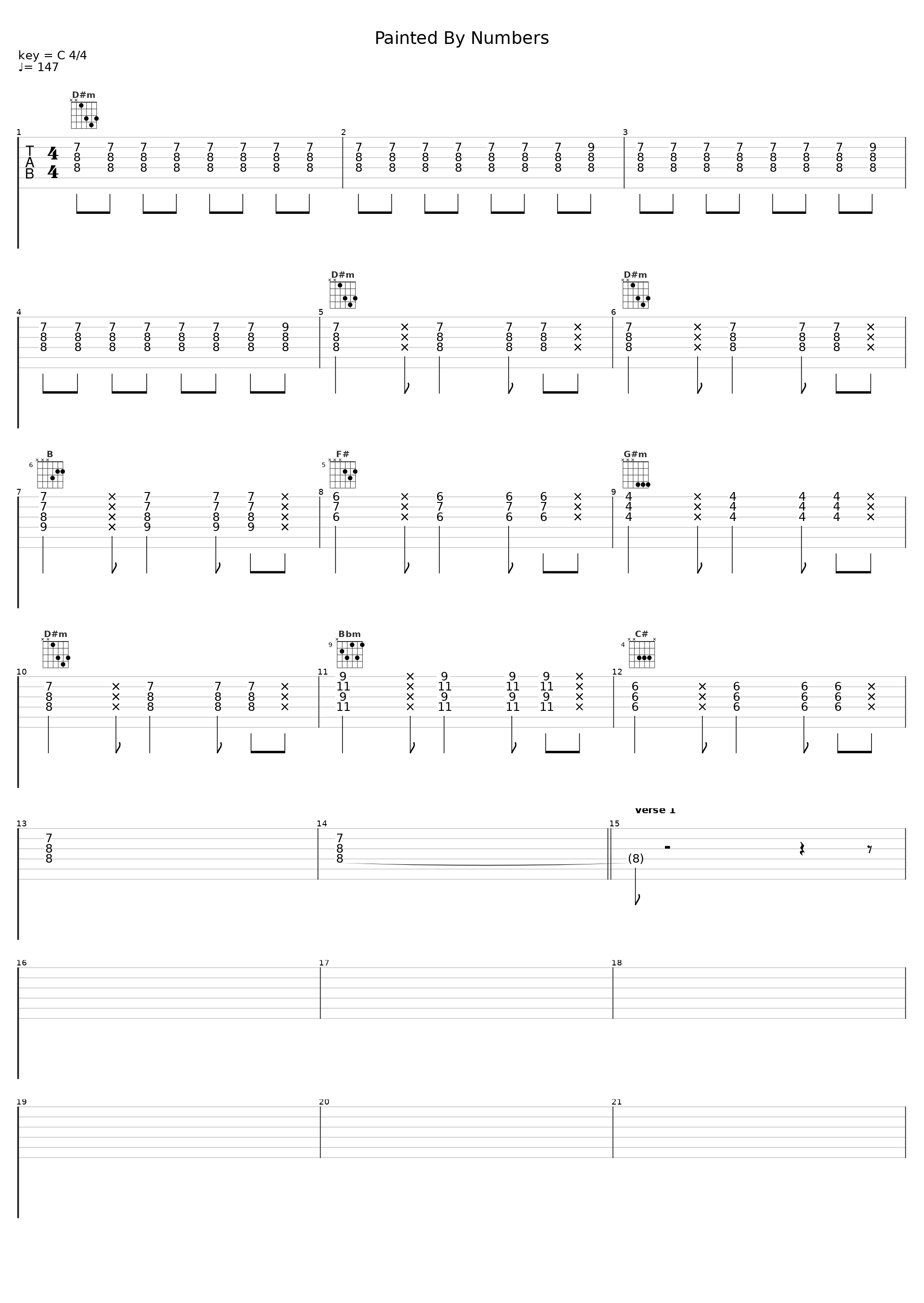 Painted By Numbers_The Sounds_1