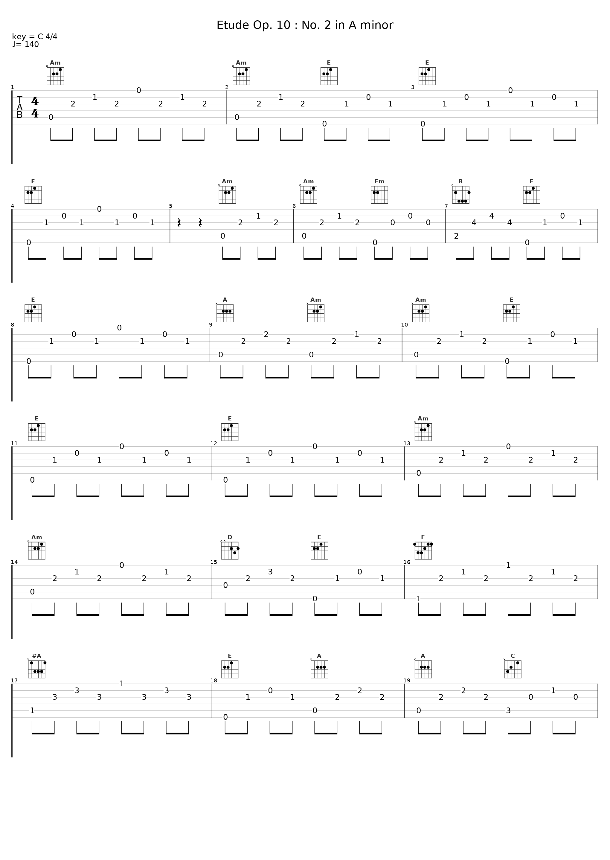 Etude Op. 10 : No. 2 in A minor_김선민,Frédéric Chopin_1