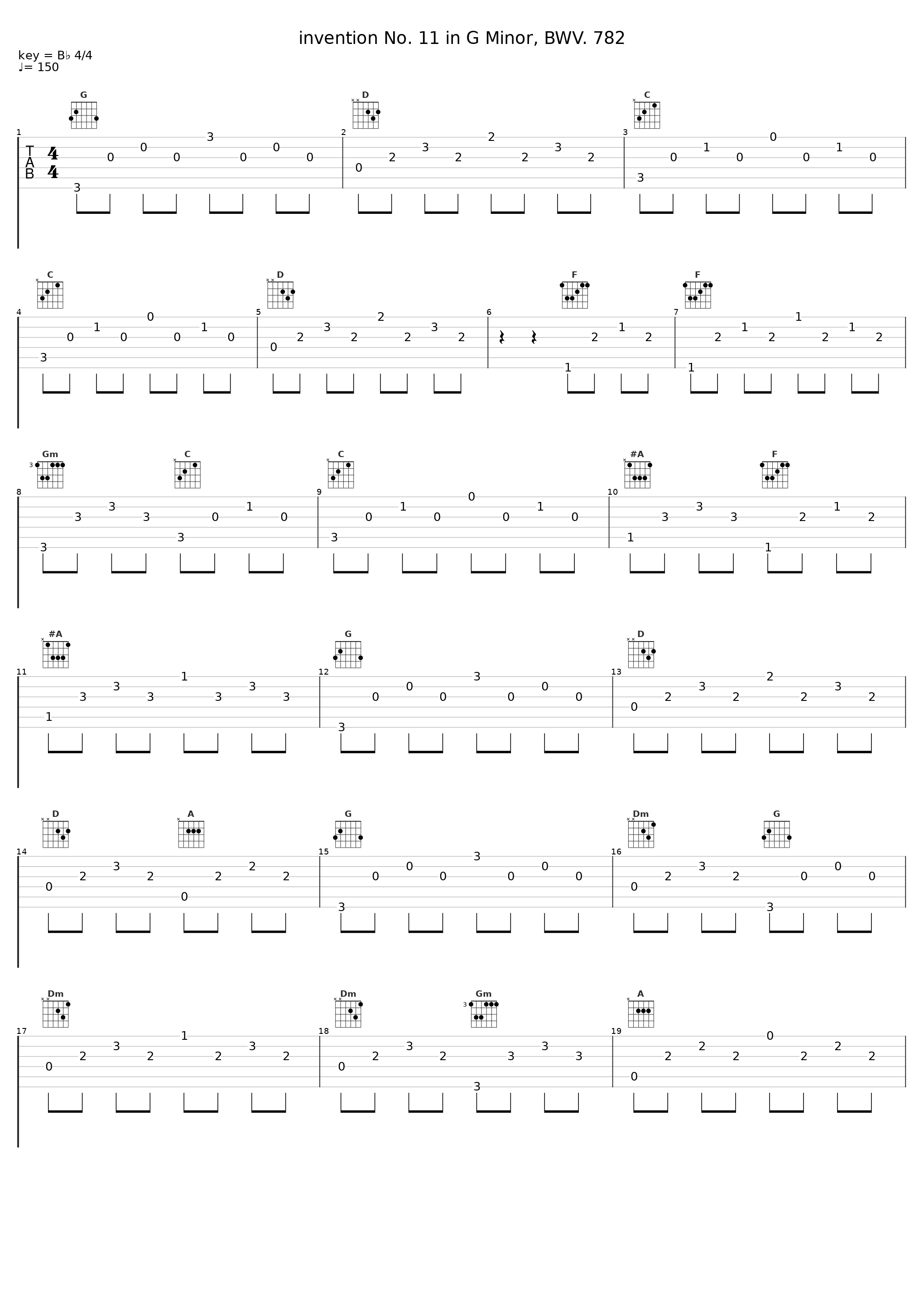 invention No. 11 in G Minor, BWV. 782_Angela Hewitt_1