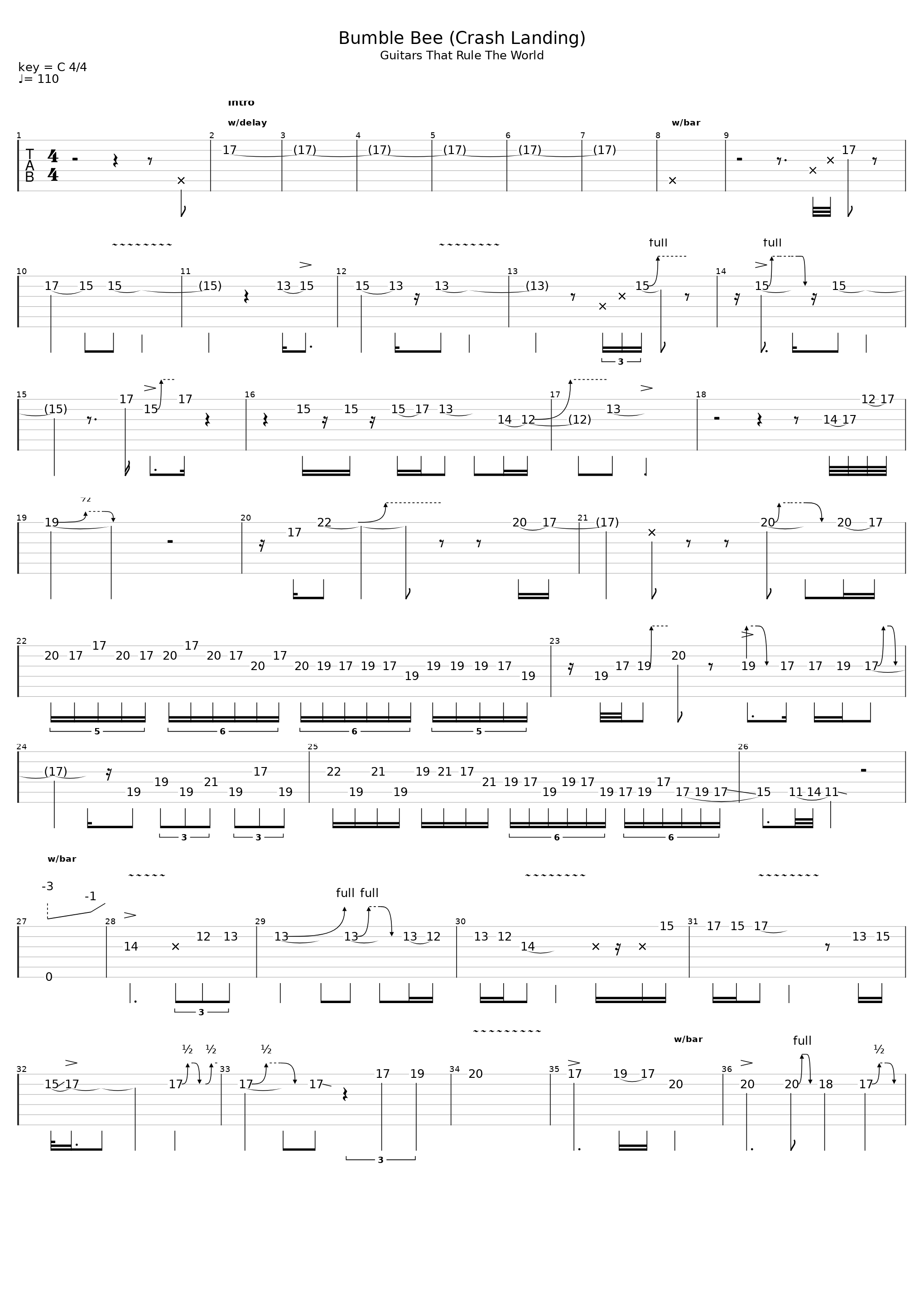 Bumble Bee (Crash Landing)_Nuno Bettencourt_1