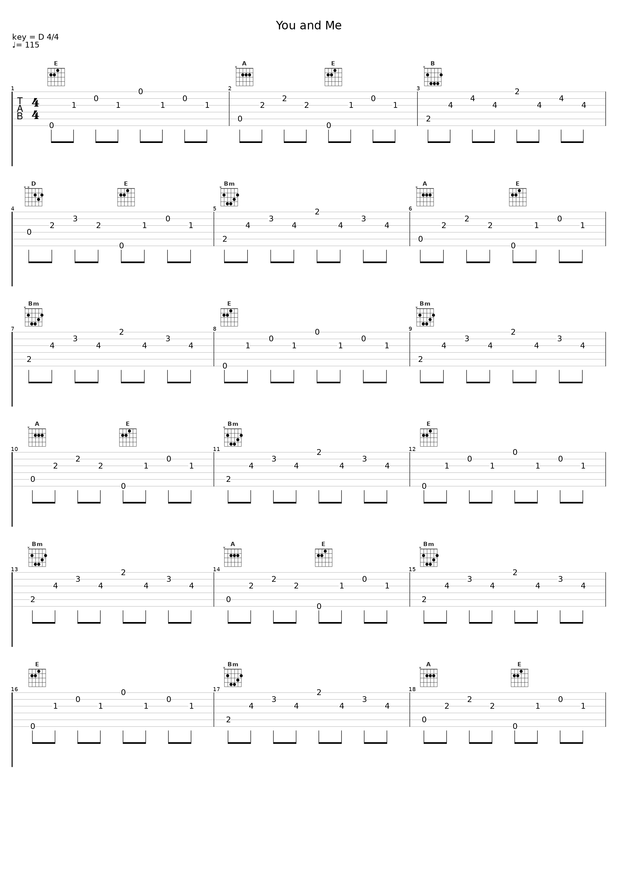 You and Me_The Checks_1