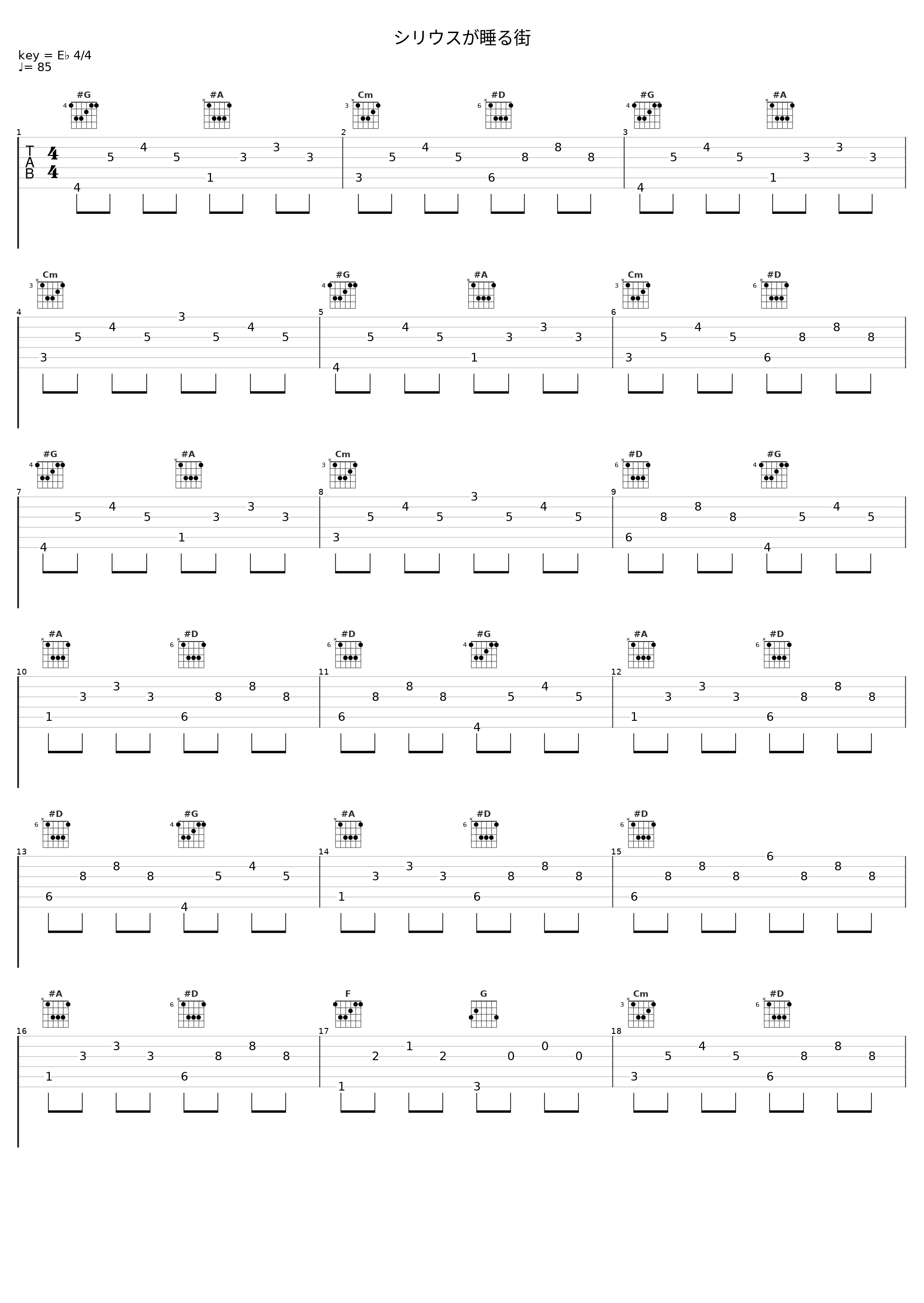 シリウスが睡る街_ねじ式,IA_1