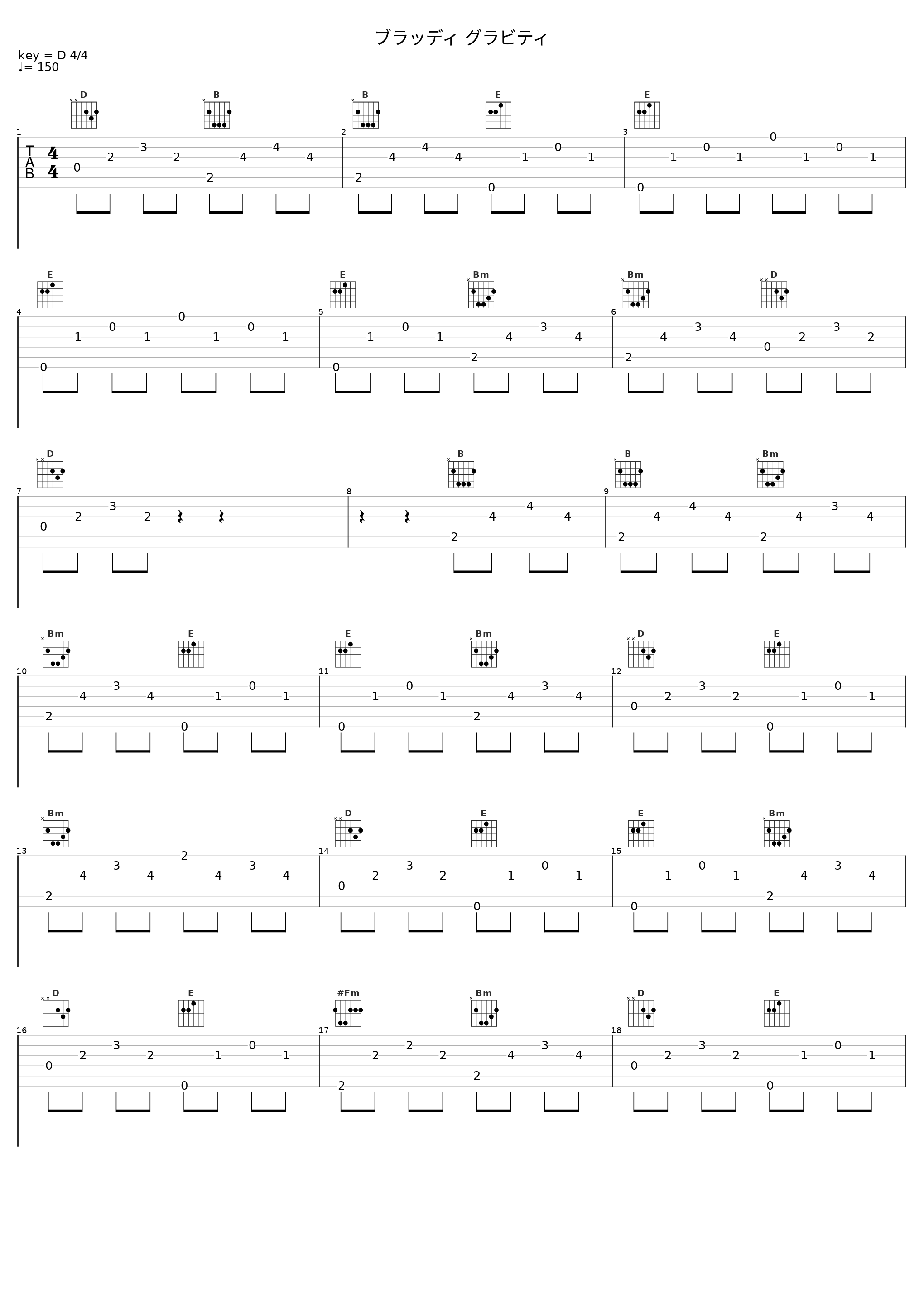 ブラッディ グラビティ_ねじ式,IA_1
