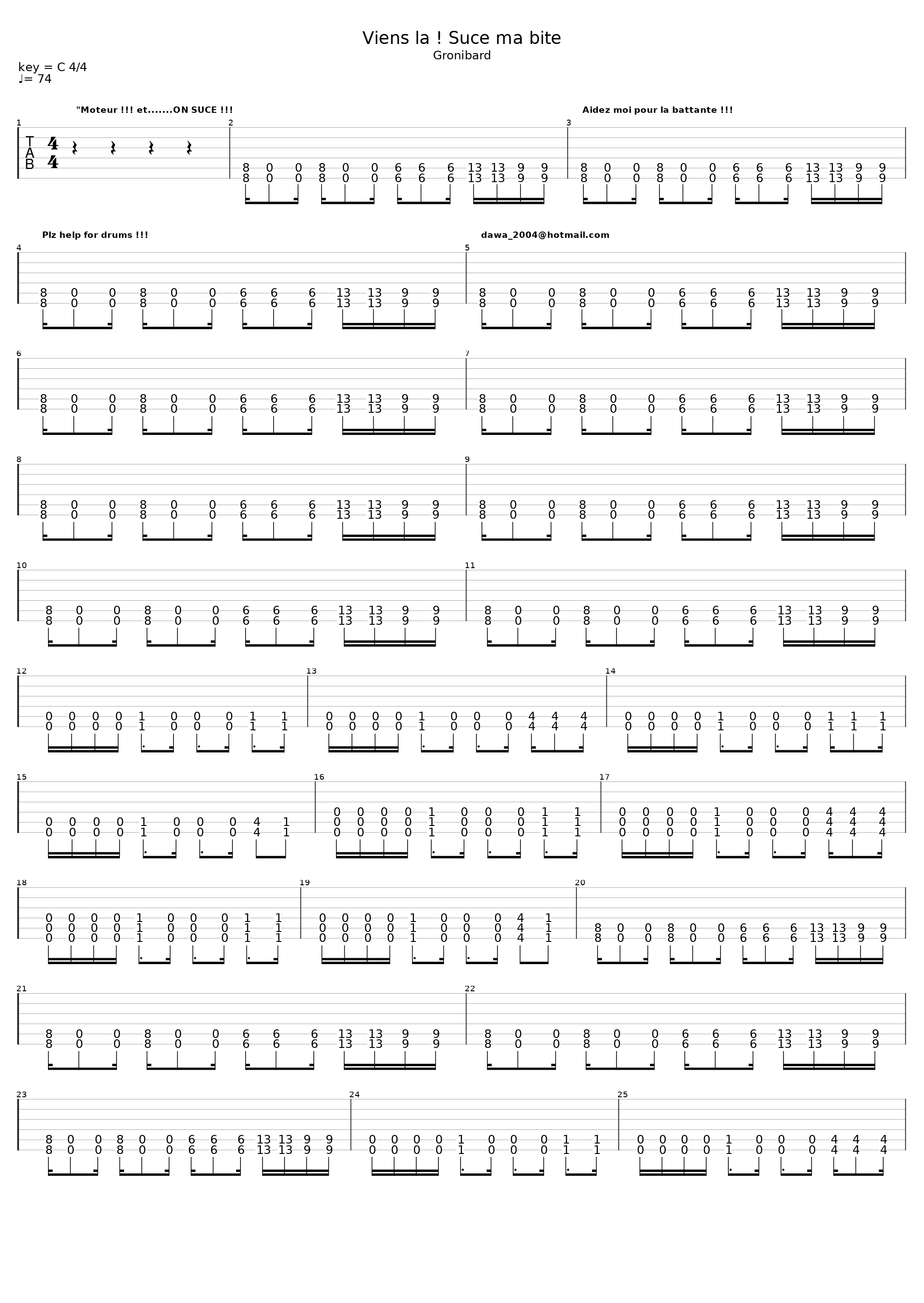 Viens La ! Suce Ma Bite !_Gronibard_1