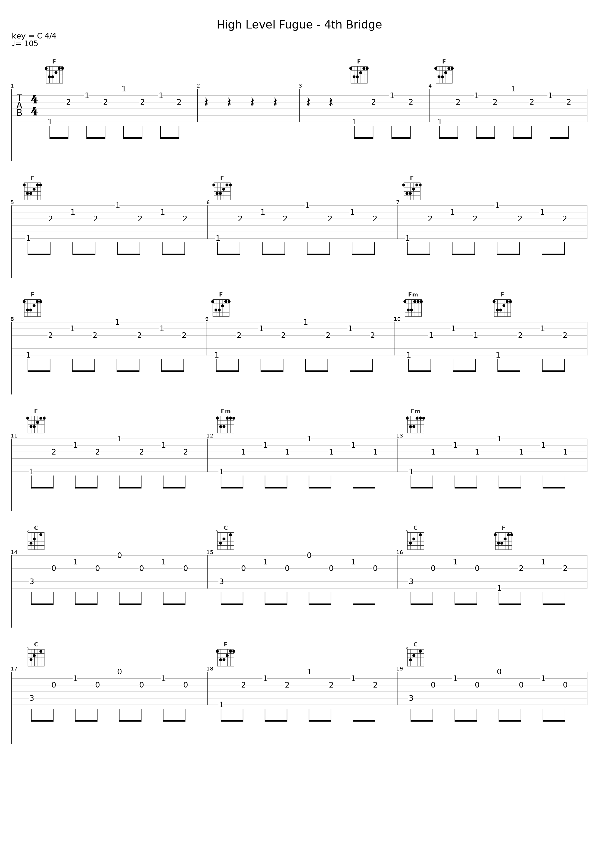 High Level Fugue - 4th Bridge_The Nice_1