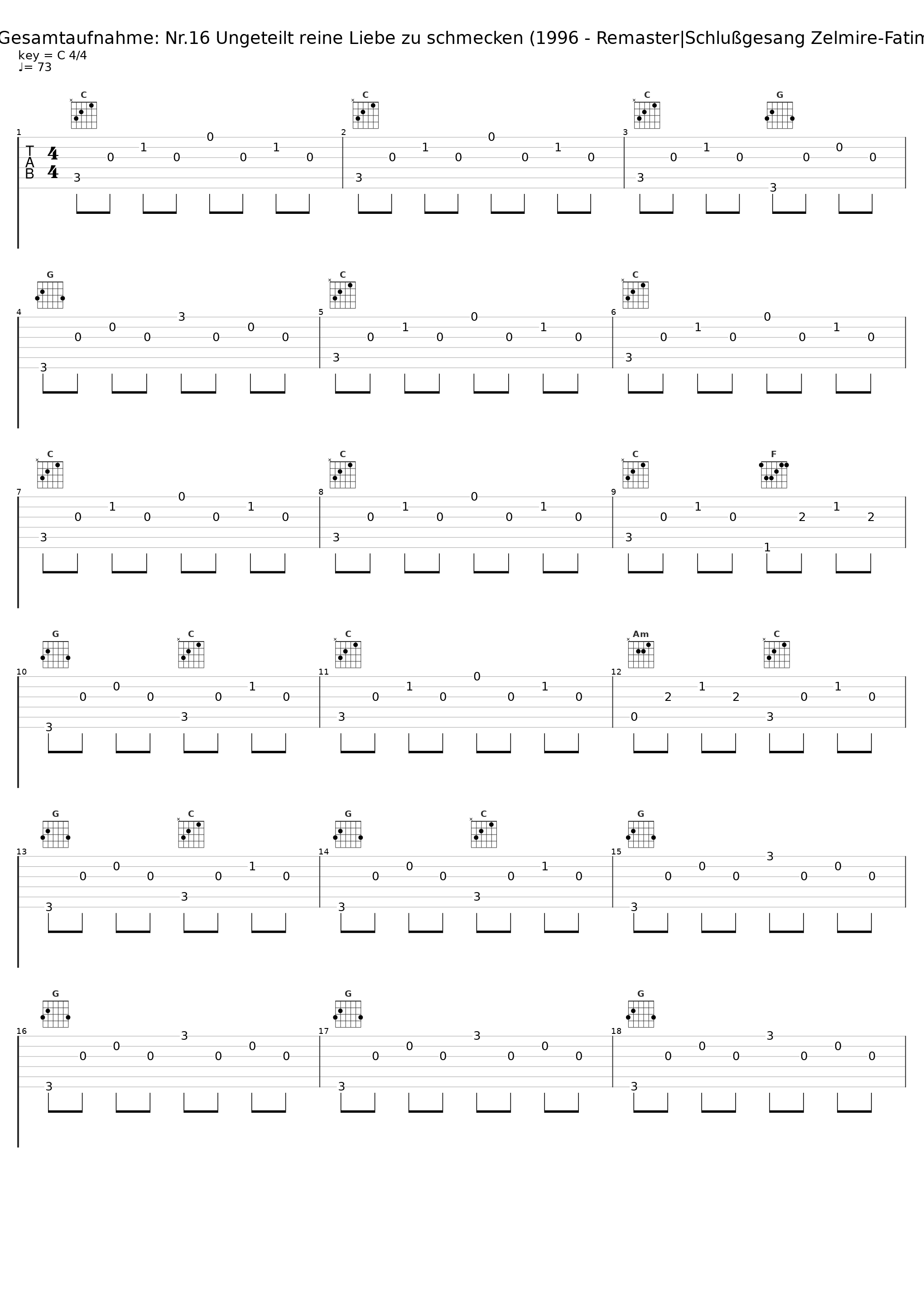 Der betrogene Kadi - Gesamtaufnahme: Nr.16 Ungeteilt reine Liebe zu schmecken (1996 - Remaster|Schlußgesang Zelmire-Fatime-Nuradin-Kadi-Chor)_Anneliese Rothenberger,Helen Donath,Walter Berry_1