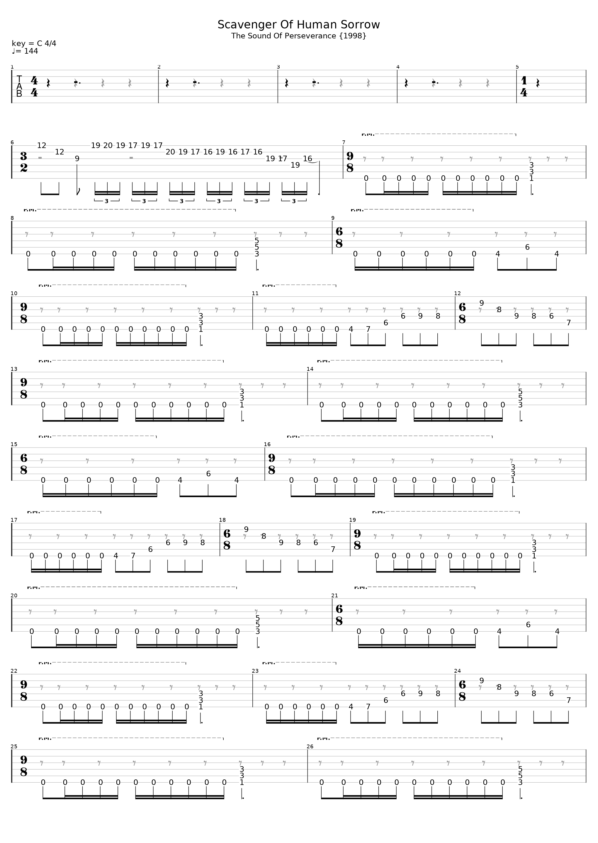 Scavenger of Human Sorrow (D# Tuning)_Death_1