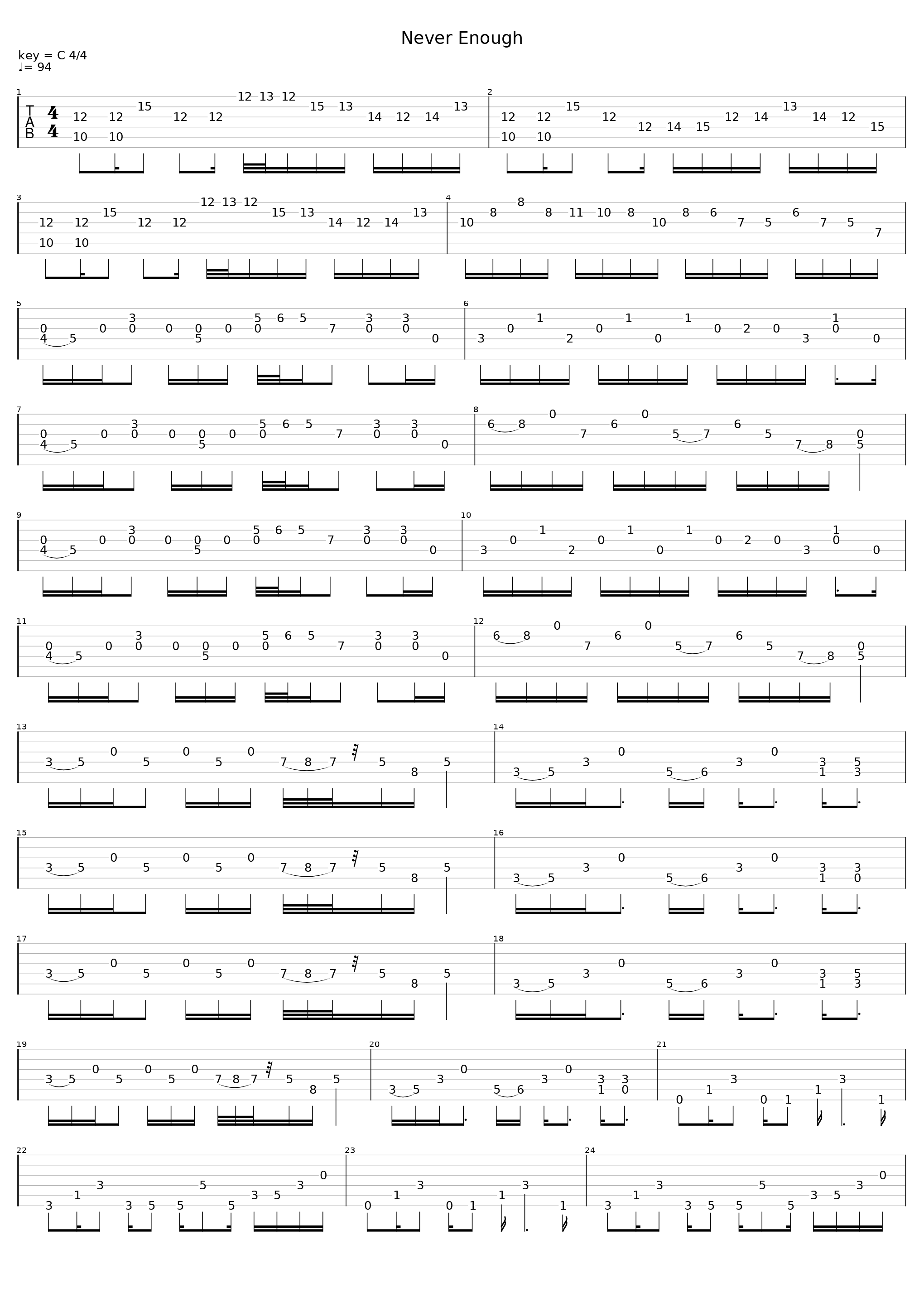 Never Enough_Dot De Project_1