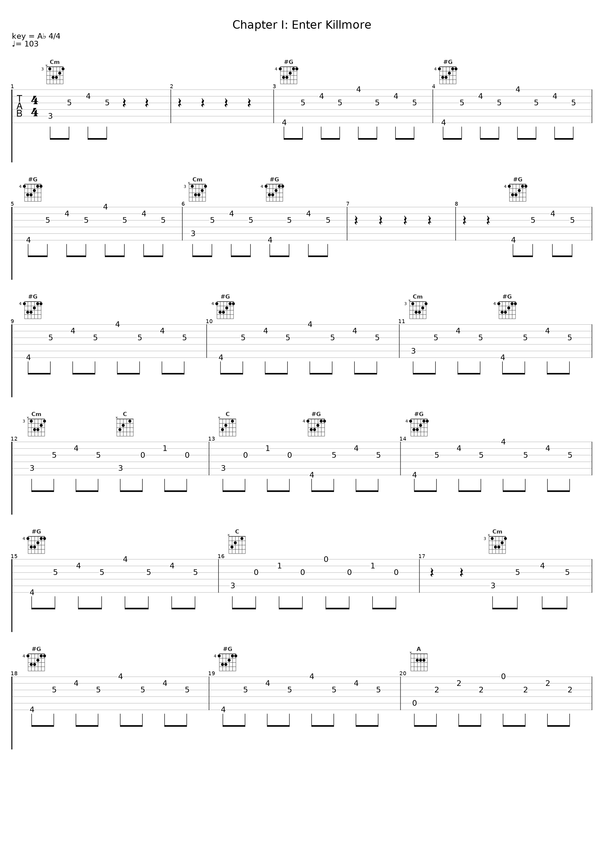 Chapter I: Enter Killmore_CYNE_1