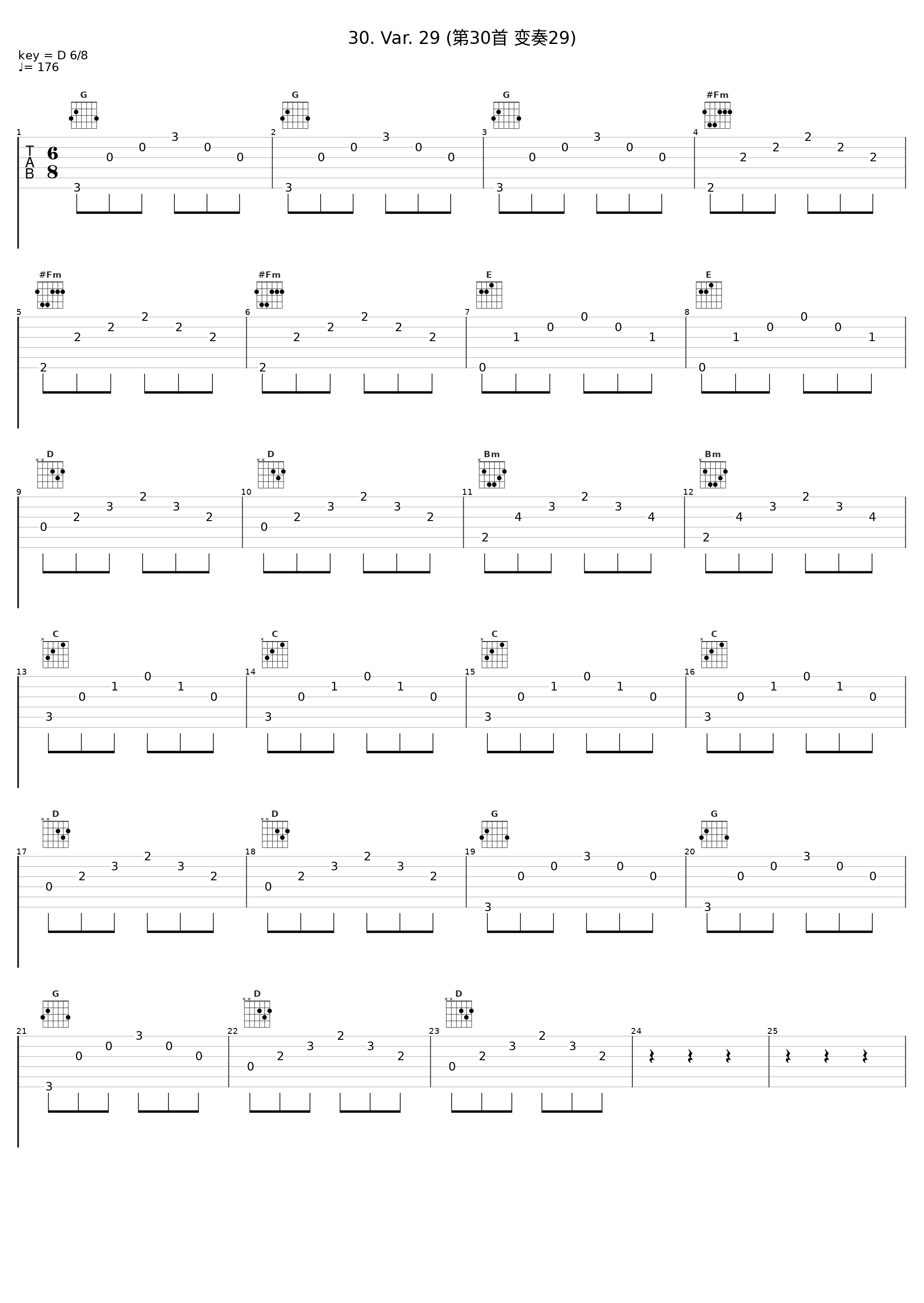 30. Var. 29 (第30首 变奏29)_Angela Hewitt_1