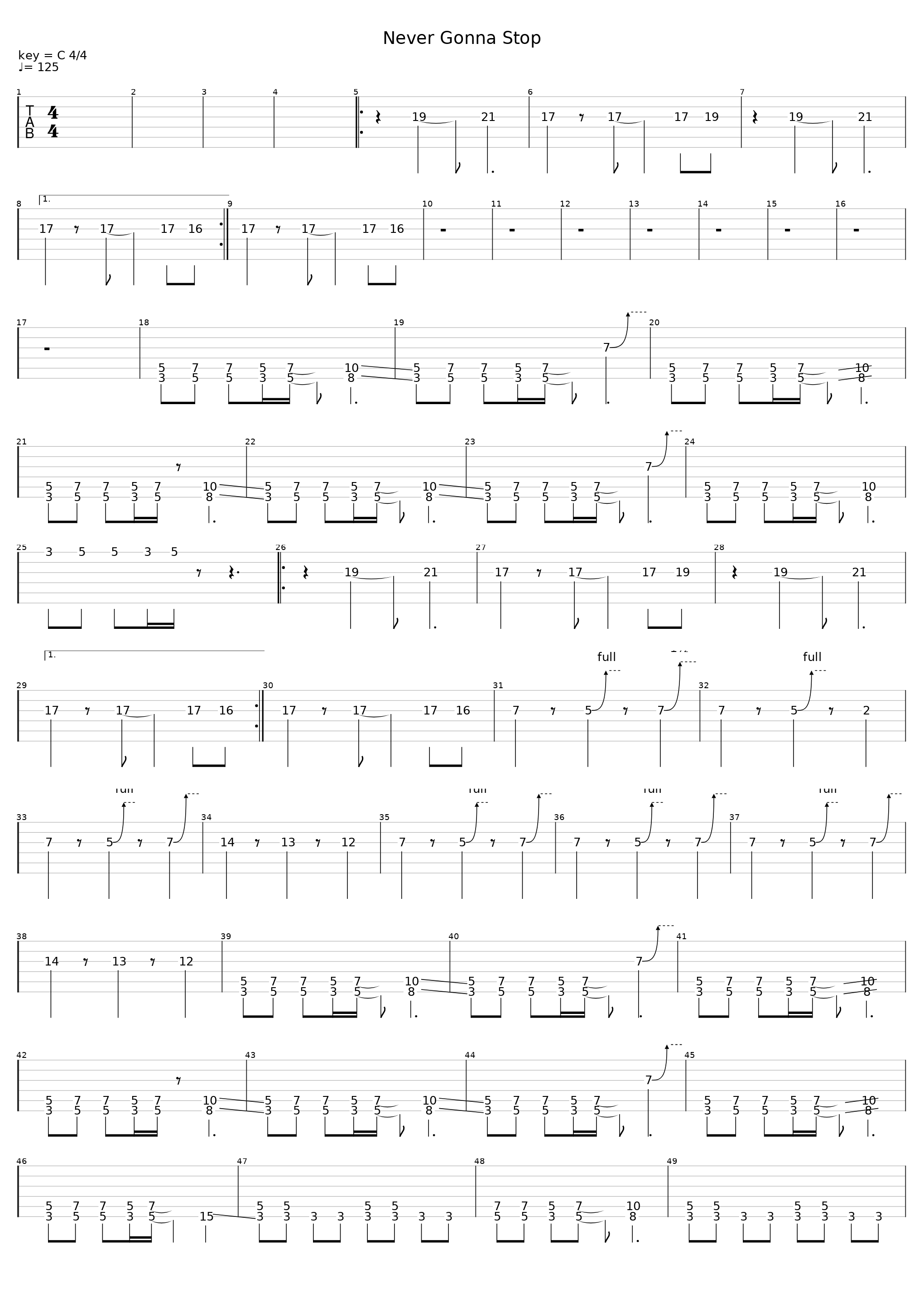 Never Gonna Stop_Rob Zombie_1