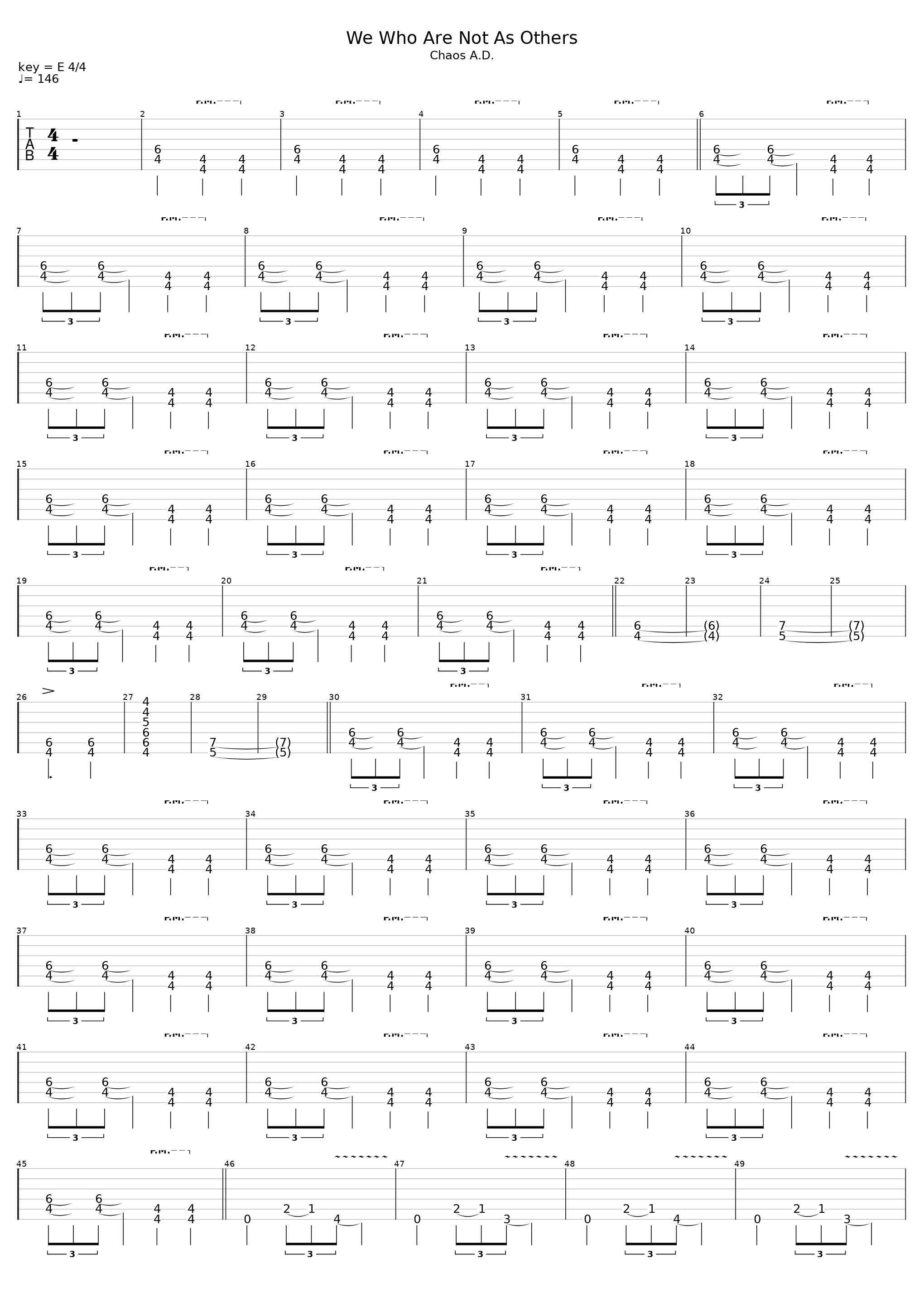 We Who Are Not As Others_Sepultura_1