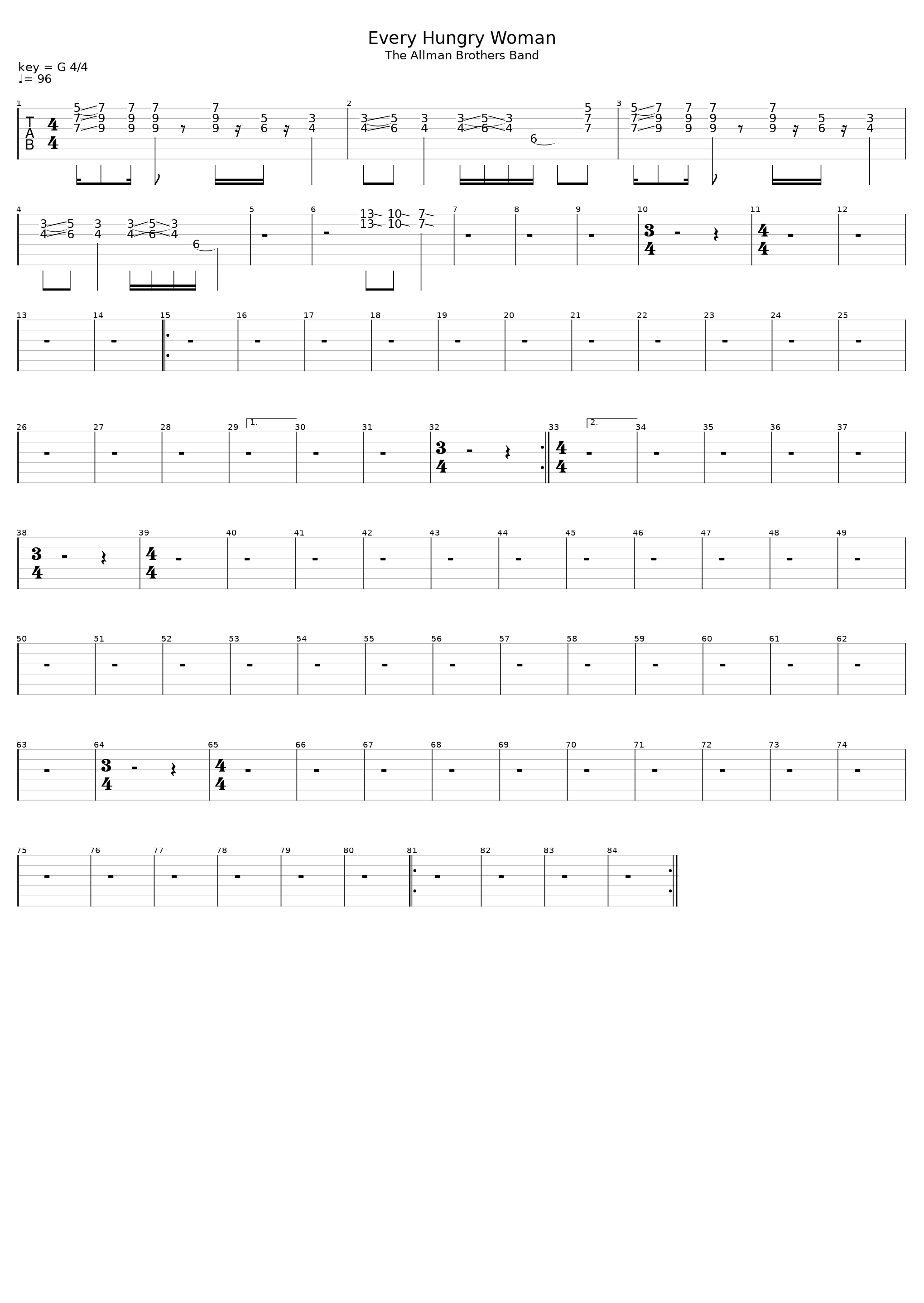 Every Hungry Woman_The Allman Brothers Band_1