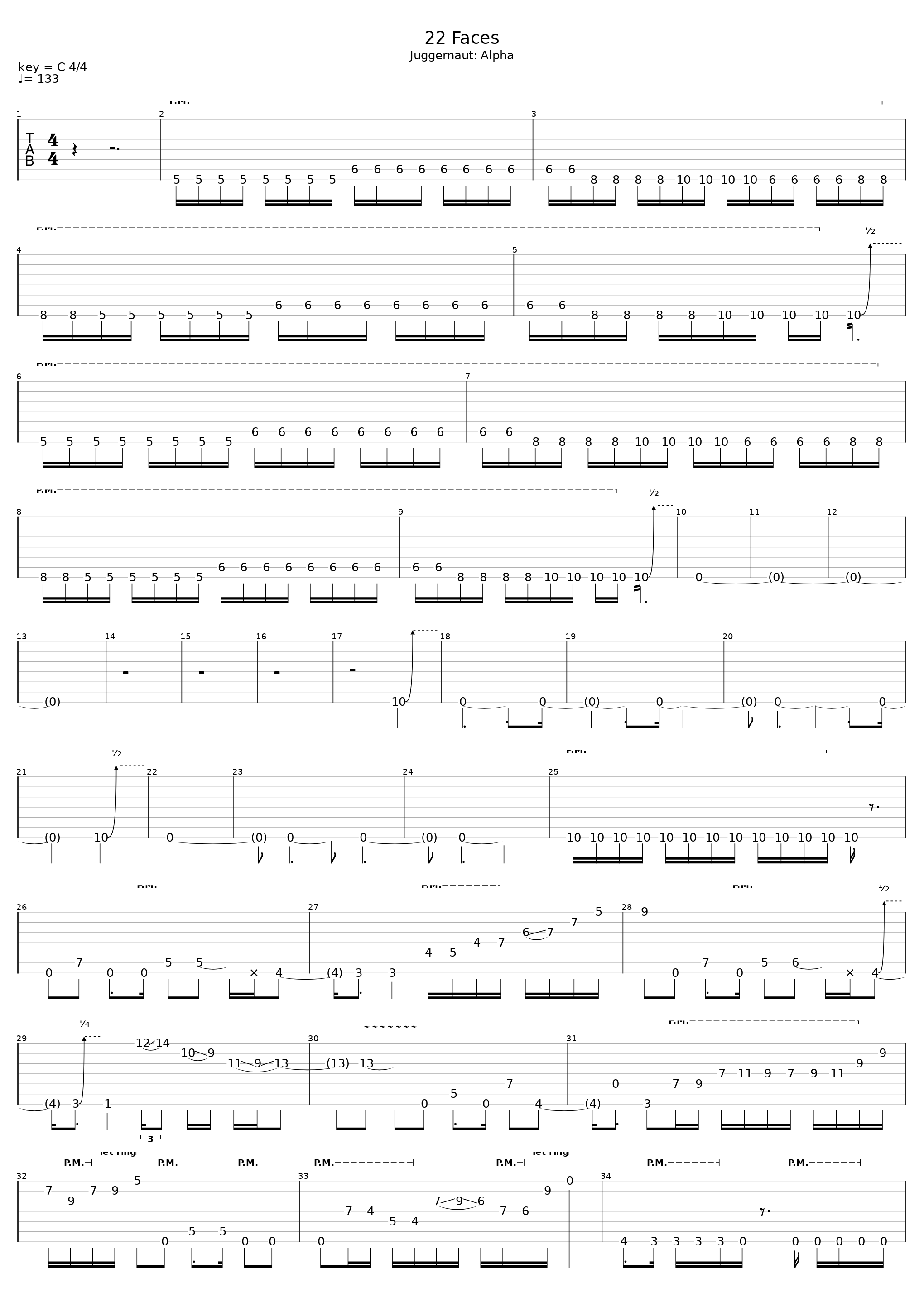 22 Faces (7 Strings)_Periphery_1