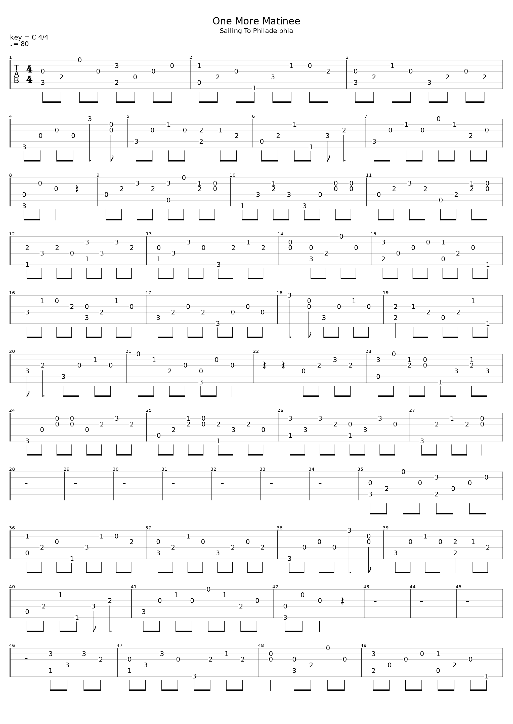 One More Matinee_Mark Knopfler_1