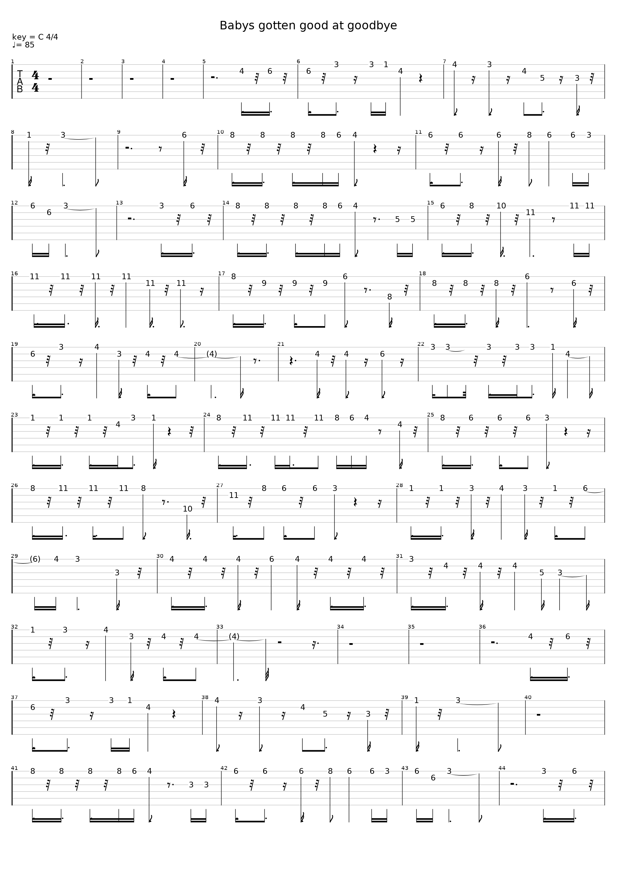 Babys Gotten Good At Goodbye_George Strait_1