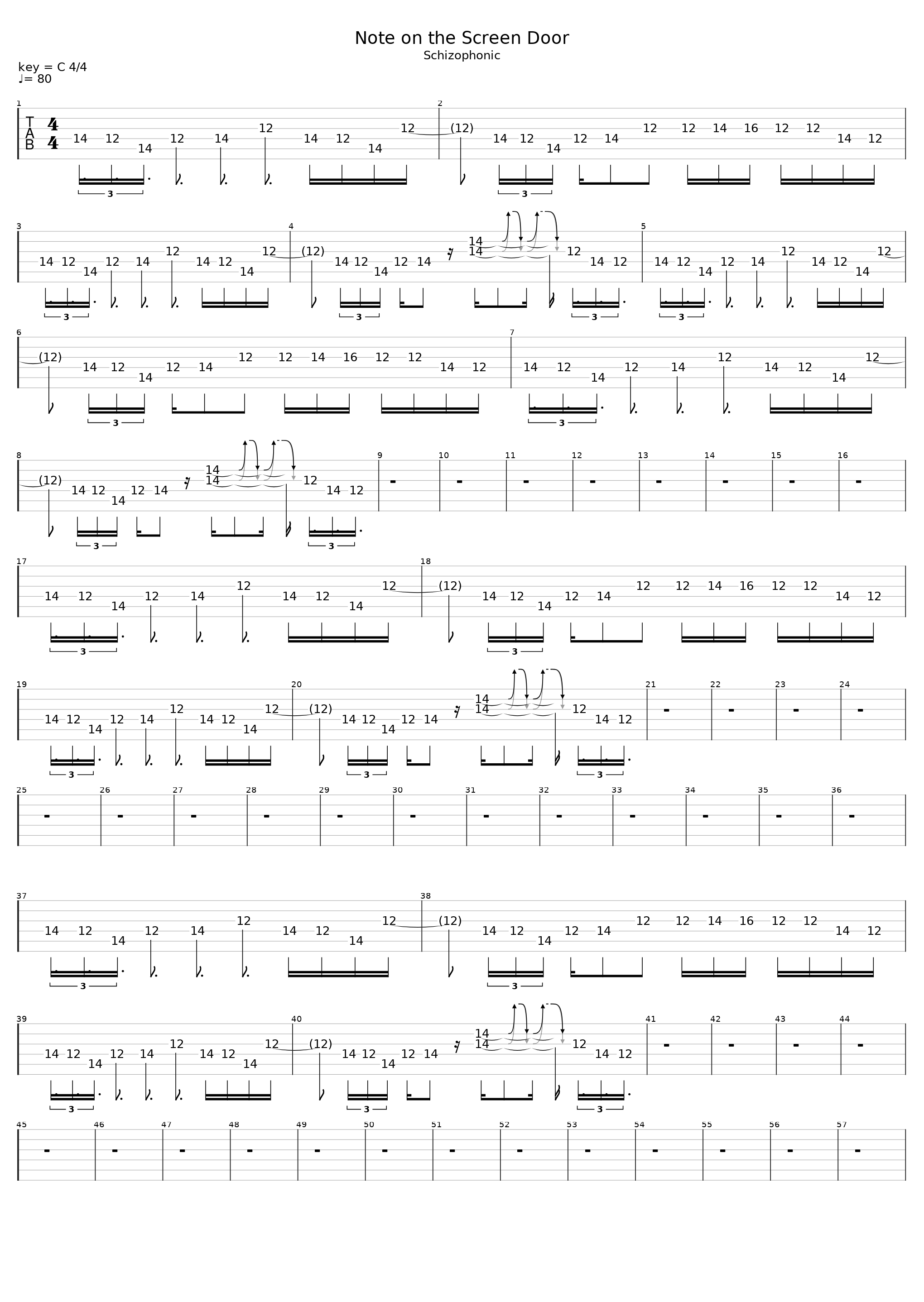 Note On The Screen Door_Nuno Bettencourt_1