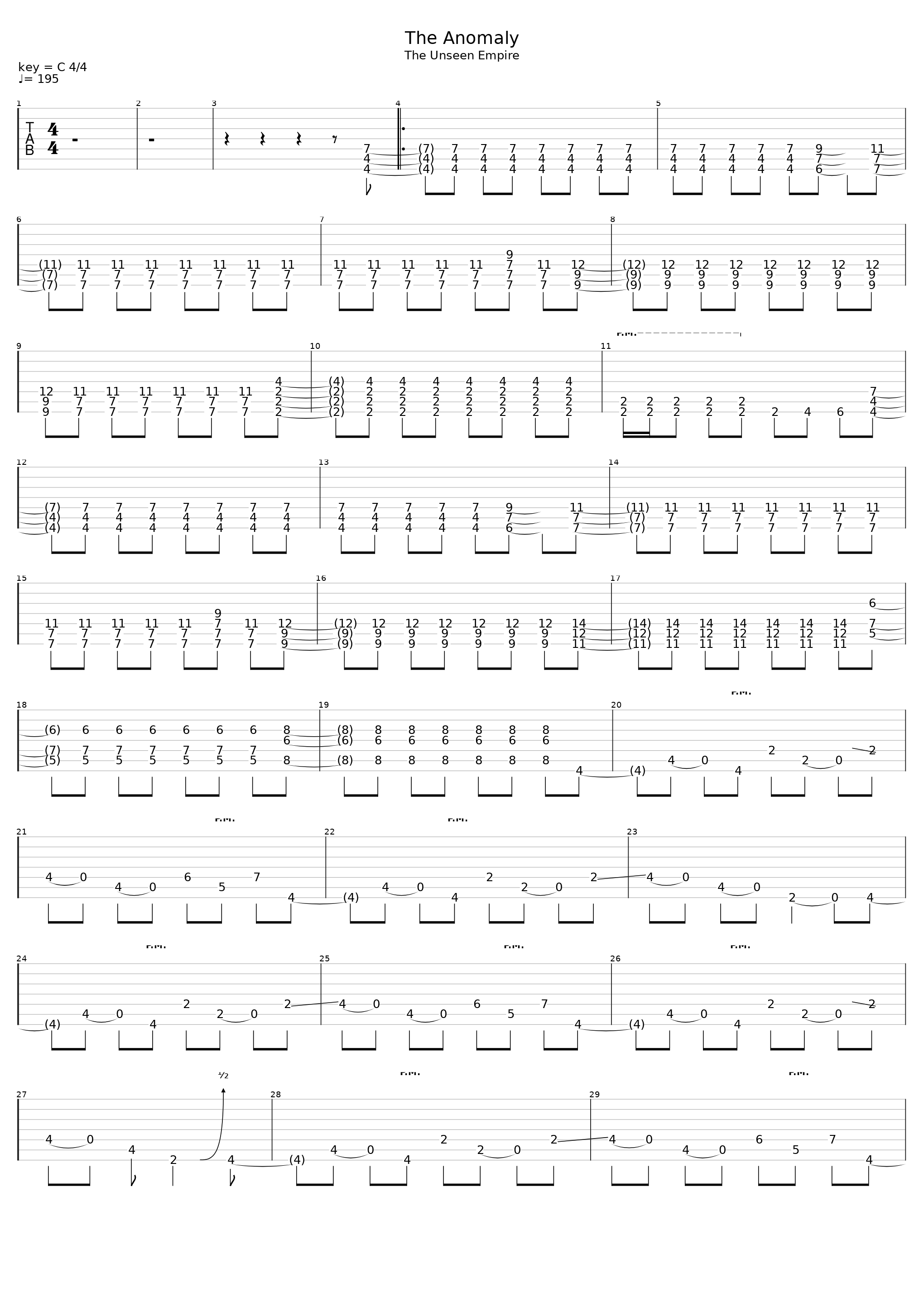 The Anomaly_Scar Symmetry_1
