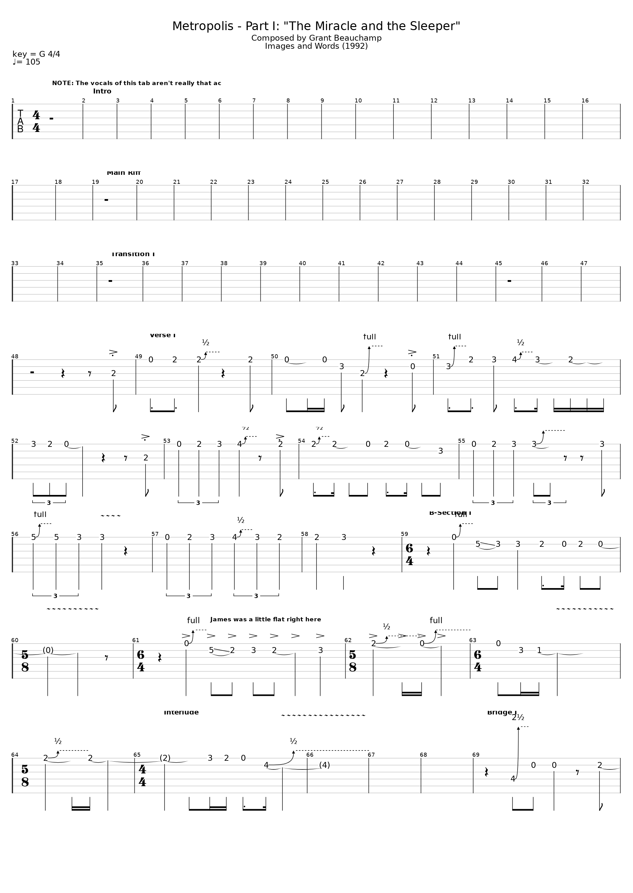 Metropolis - Part I: "The Miracle and the Sleeper"_Dream Theater_1