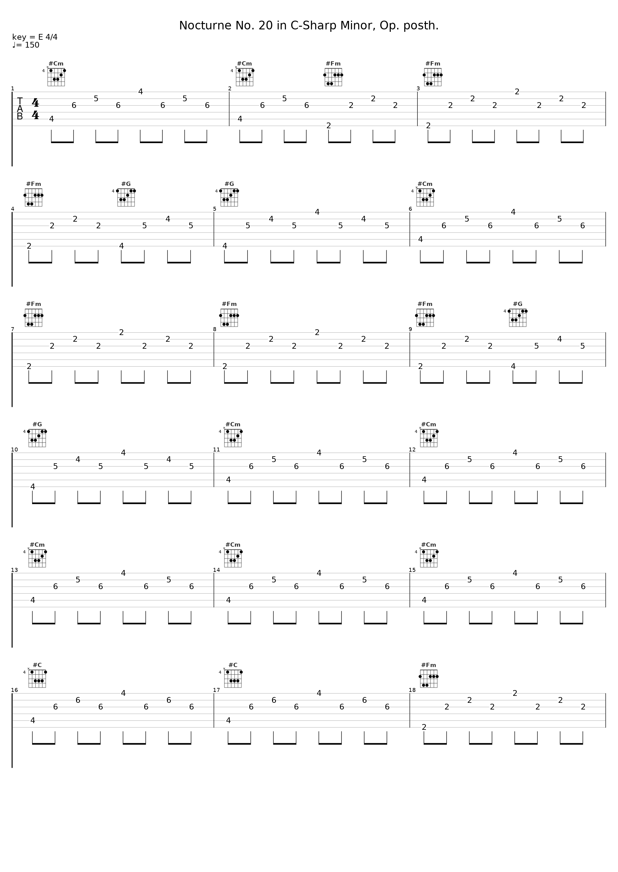 Nocturne No. 20 in C-Sharp Minor, Op. posth._Altay Tuna POLAT,Frédéric Chopin_1