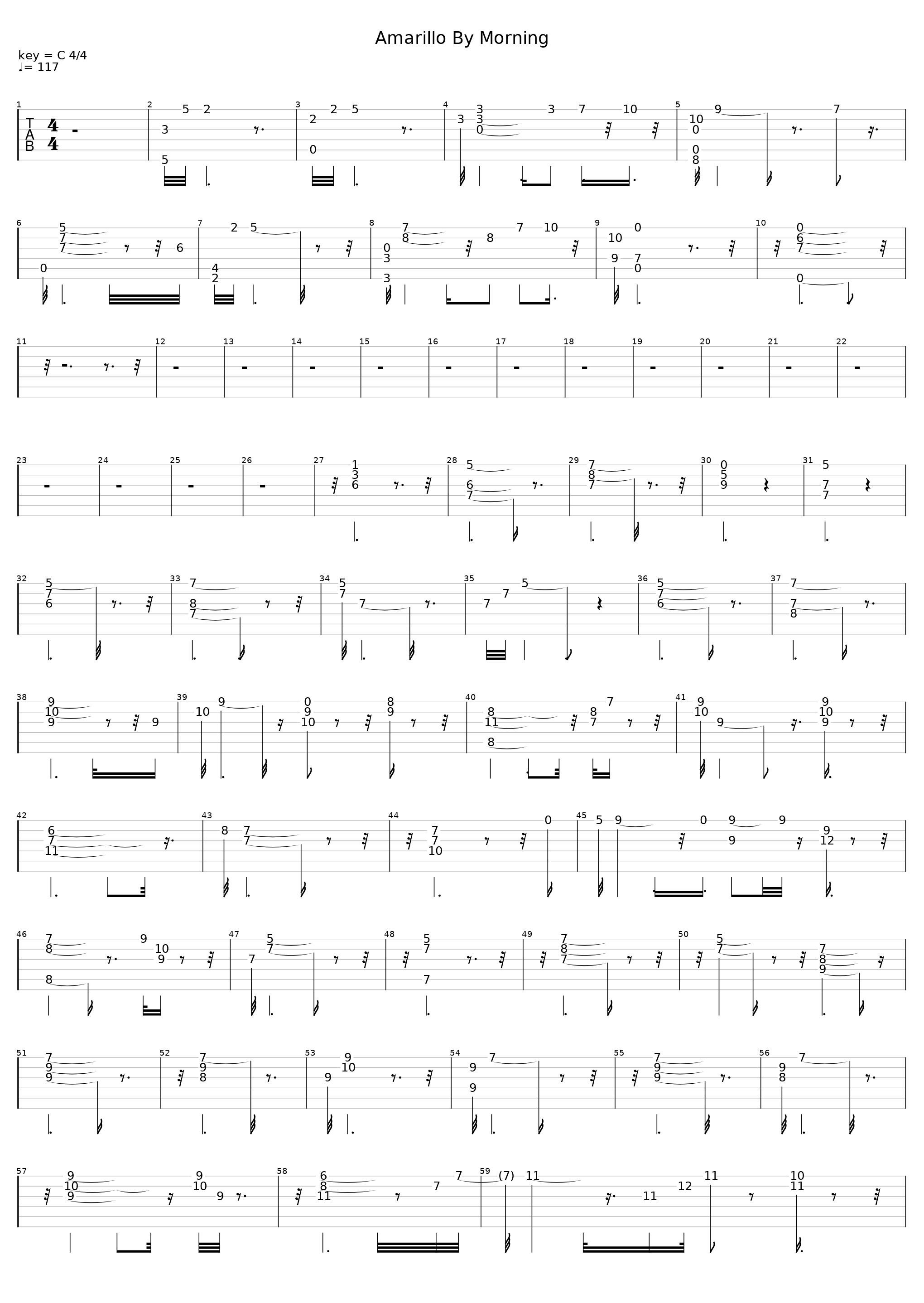 Amarillo By Morning_George Strait_1